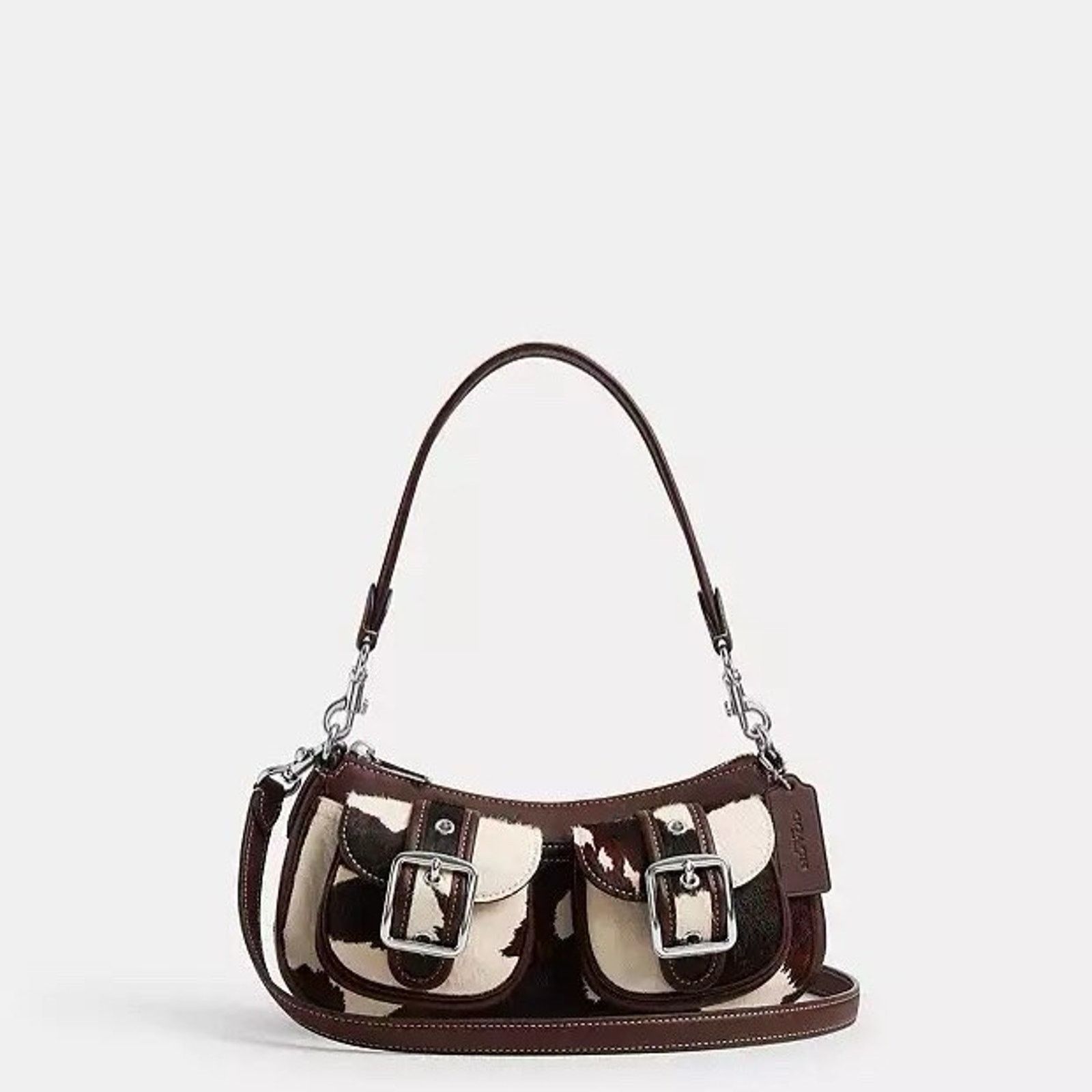 Coach NWT Coach Ashton Bag Cow CCC83 cow printed haircalf Sv/Cow Size ONE SIZE - 9 Thumbnail
