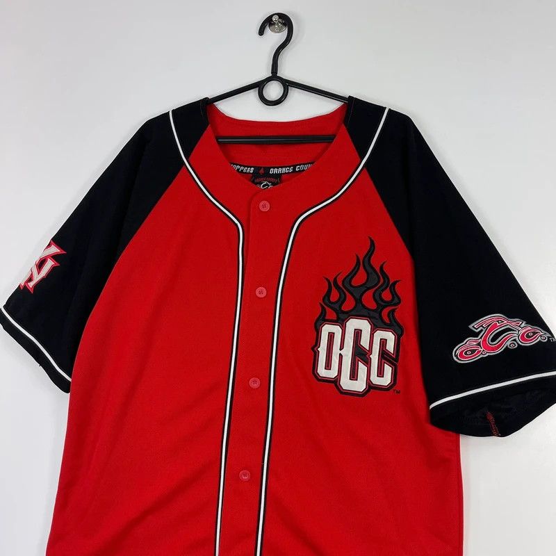West Coast Choppers Rare Vintage 90s Orange County Choppers Red Jersey Size M Size US M / EU 48-50 / 2 - 7 Thumbnail