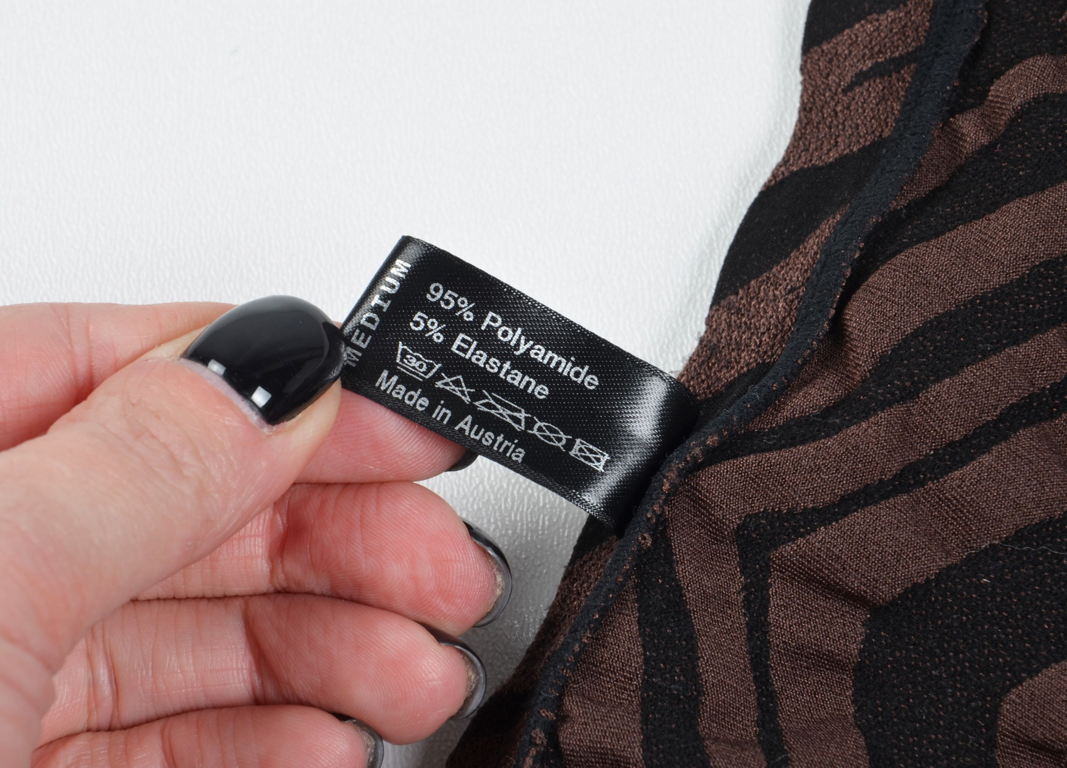 Wolford Wolford Velvet Mix Zebra Print V-Neck Tank Top Size M / US 6-8 / IT 42-44 - 7 Thumbnail