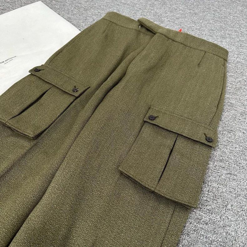 Thom Browne Thom Browne Size 2 Wool pocket workwear pants 2503-Nextarro Size US 30 / EU 46 - 3 Thumbnail