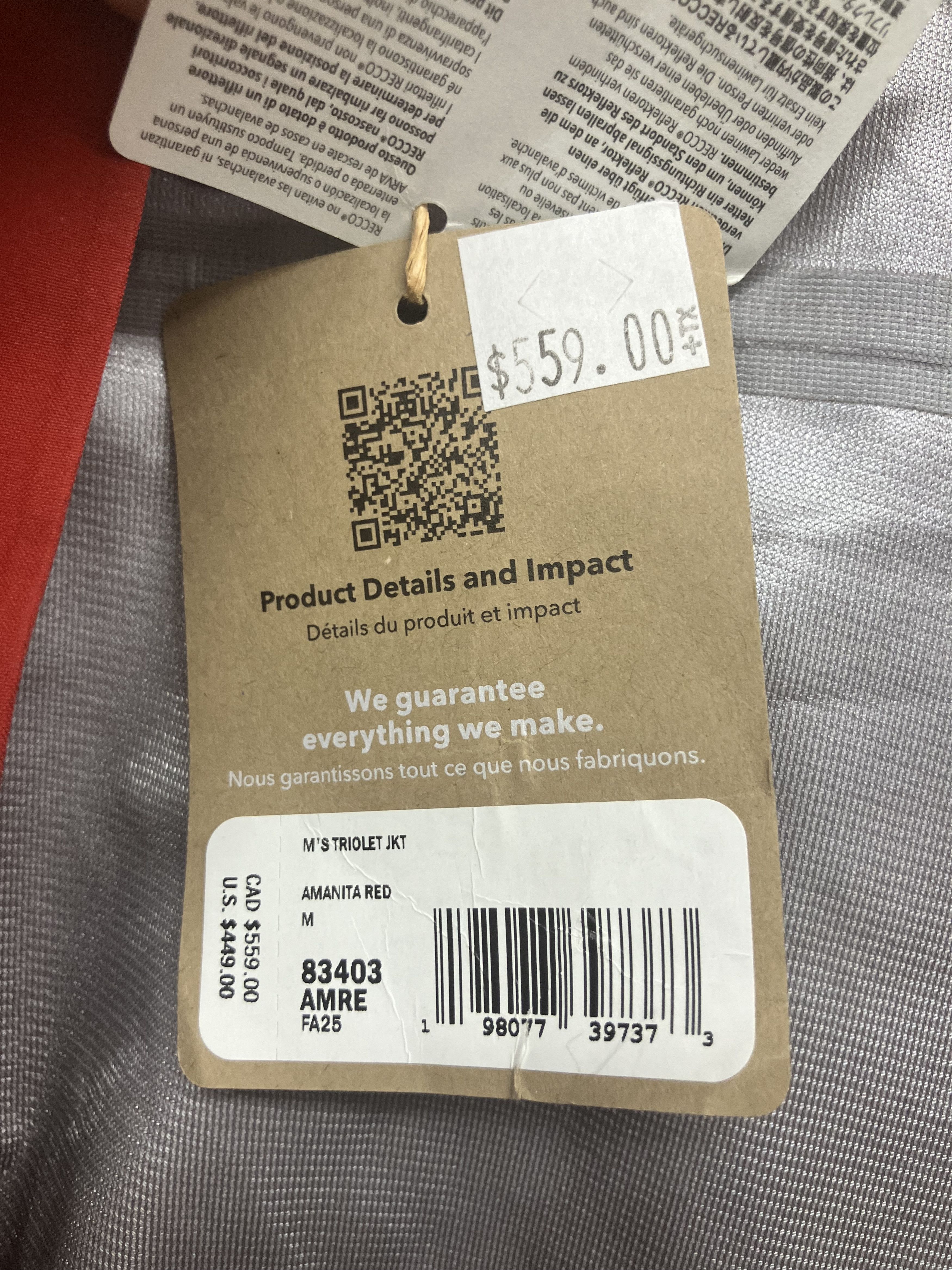 Patagonia Patagonia Triolet Gore-Tex Jacket - Red Size US M / EU 48-50 / 2 - 3 Thumbnail