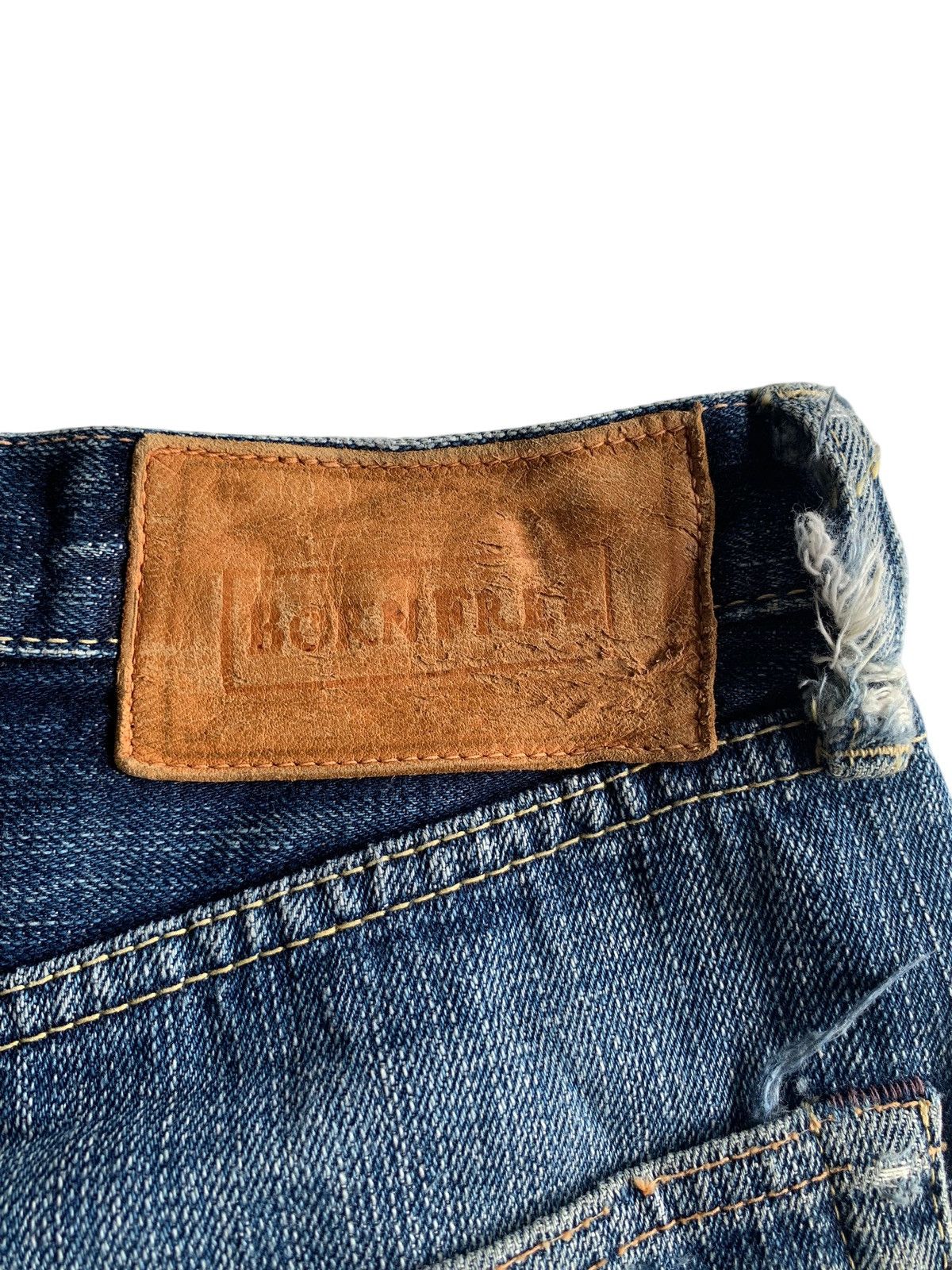 Japanese Brand × Kapital × Vintage BORNFREE 30TH ANNIVERSARY JAPANESE SELVEDGE DISTRESSES DENIM Size US 29 - 9 Thumbnail