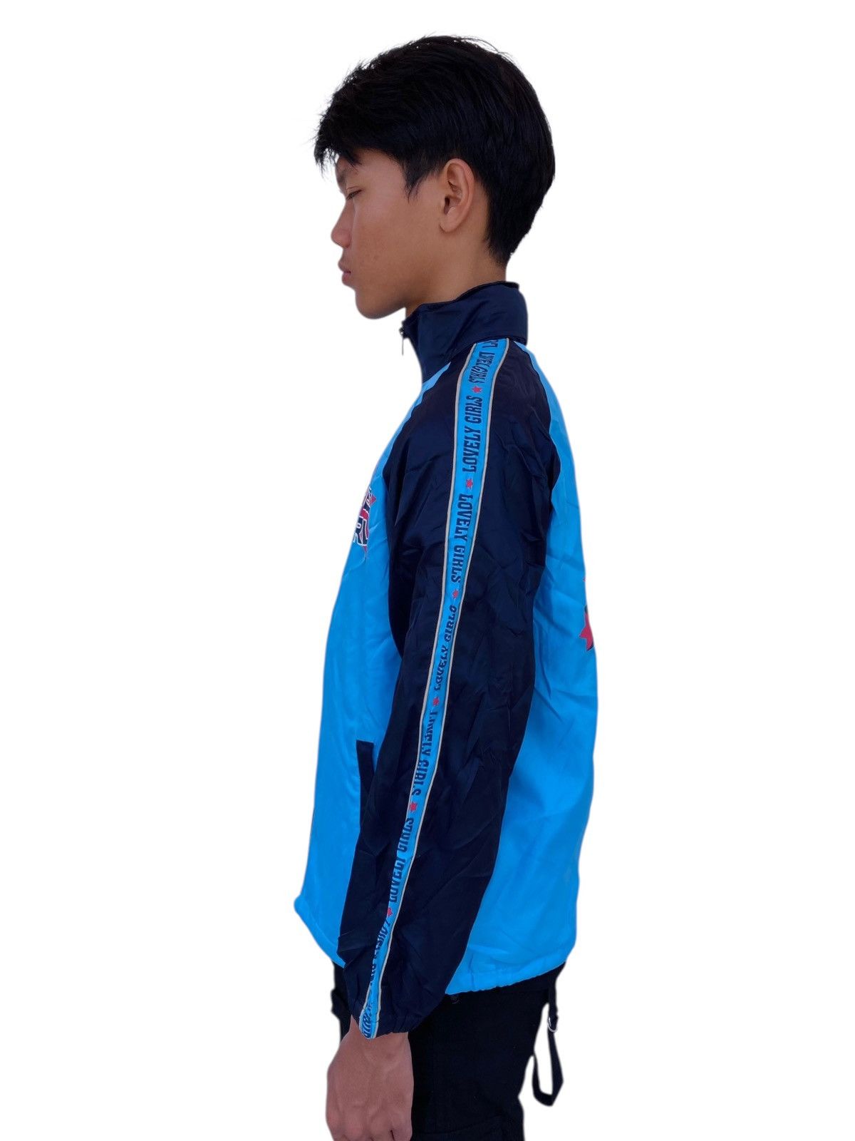 Japanese Brand 2000s Lovely Girls - 3D Graphic Lovely Girls Coach Jacket Size US M / EU 48-50 / 2 - 3 Thumbnail