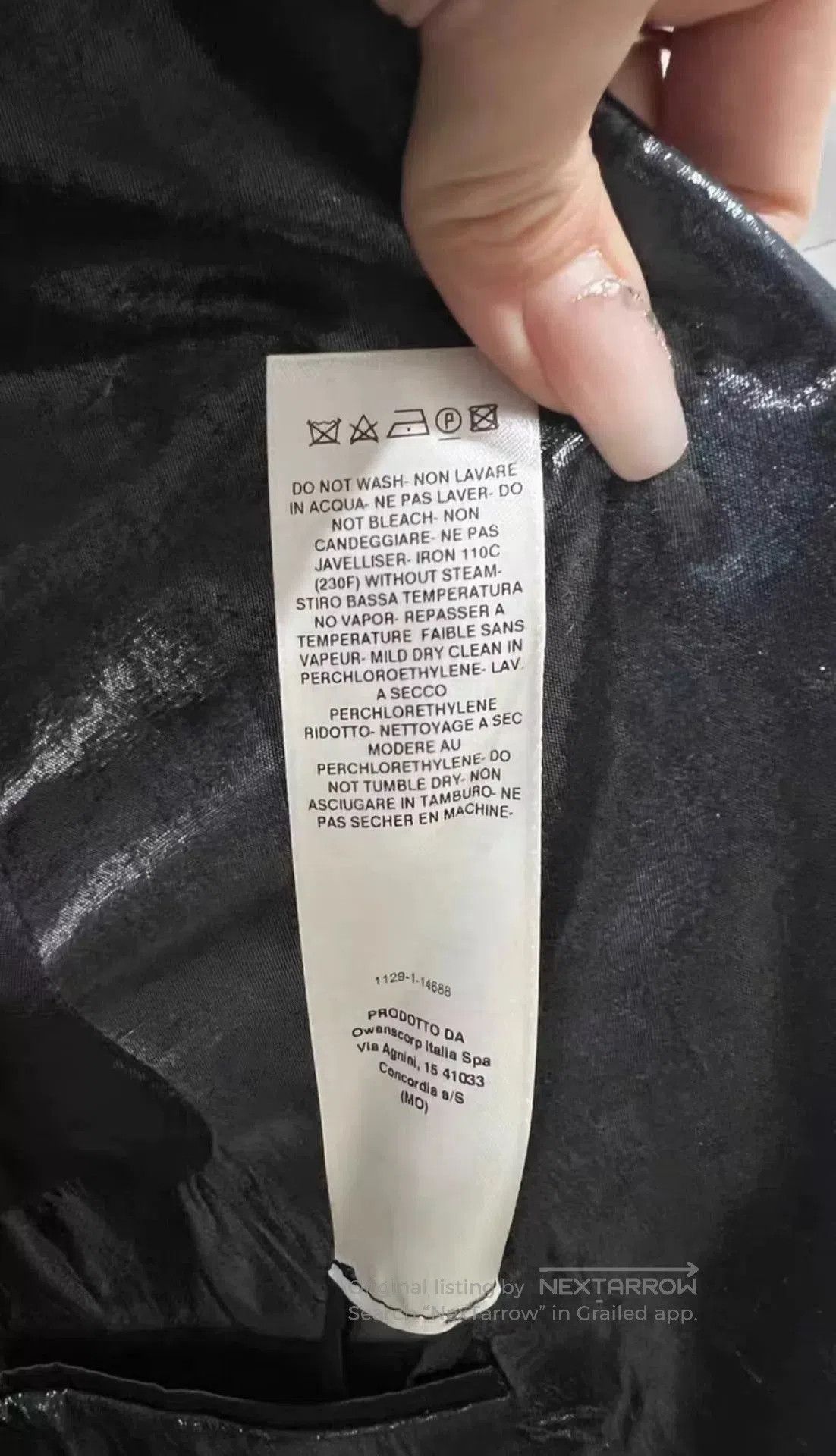 Rick Owens RICK OWENS Shiny Black Suit Jacket. Size US XXS / EU 40 - 6 Thumbnail