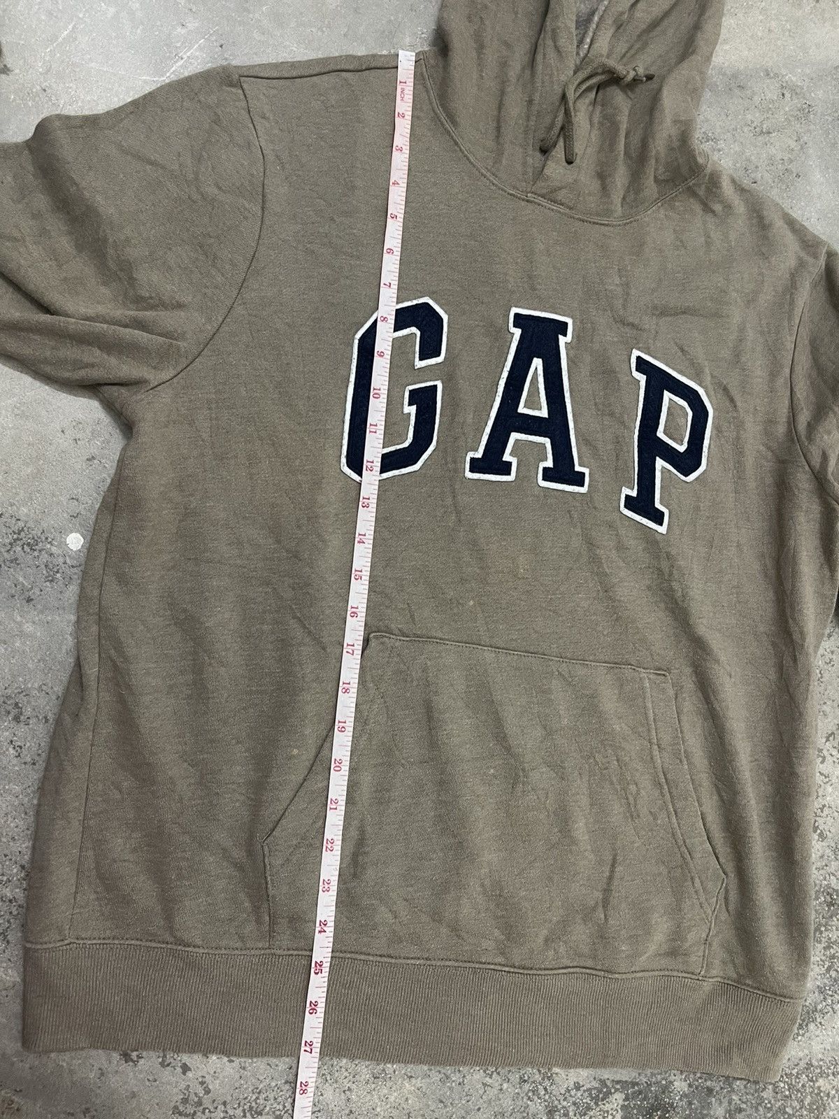 Gap Vintage Gap Fleece Sweater Hoodie Big Logo Embroidery Size US L / EU 52-54 / 3 - 12 Thumbnail