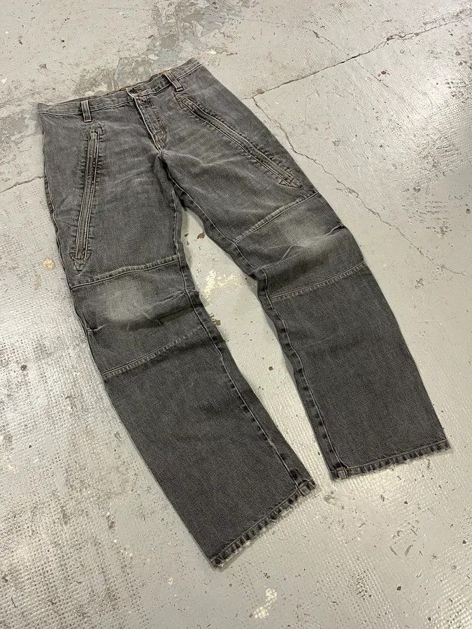 Dolce & Gabbana AW2003 Dolce & Gabbana Grey Anatomic Zip Bondage Denim Jeans Size US 32 / EU 48 - 6 Thumbnail