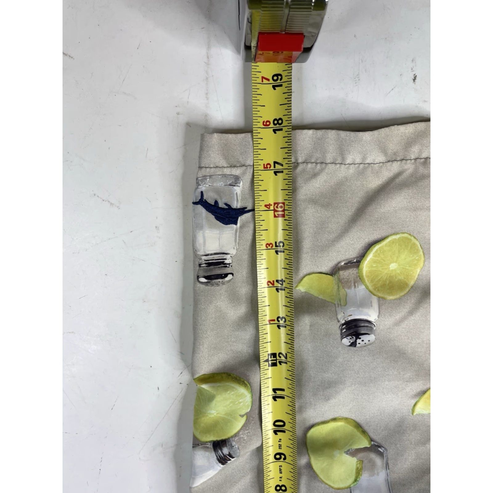 Tommy Bahama Tommy Bahama Swim Shorts Trunks Mens Large Gray Lime Salt Lined Drawstring Elastic Waist Pocket Beach 100% Polyester Mens Size US 33 - 3 Thumbnail