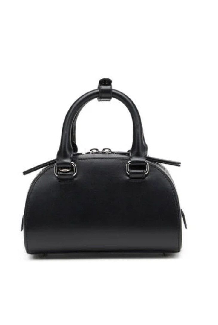 Diesel 1DR Dome-Leather mini bowling bag Size ONE SIZE - 2 Thumbnail