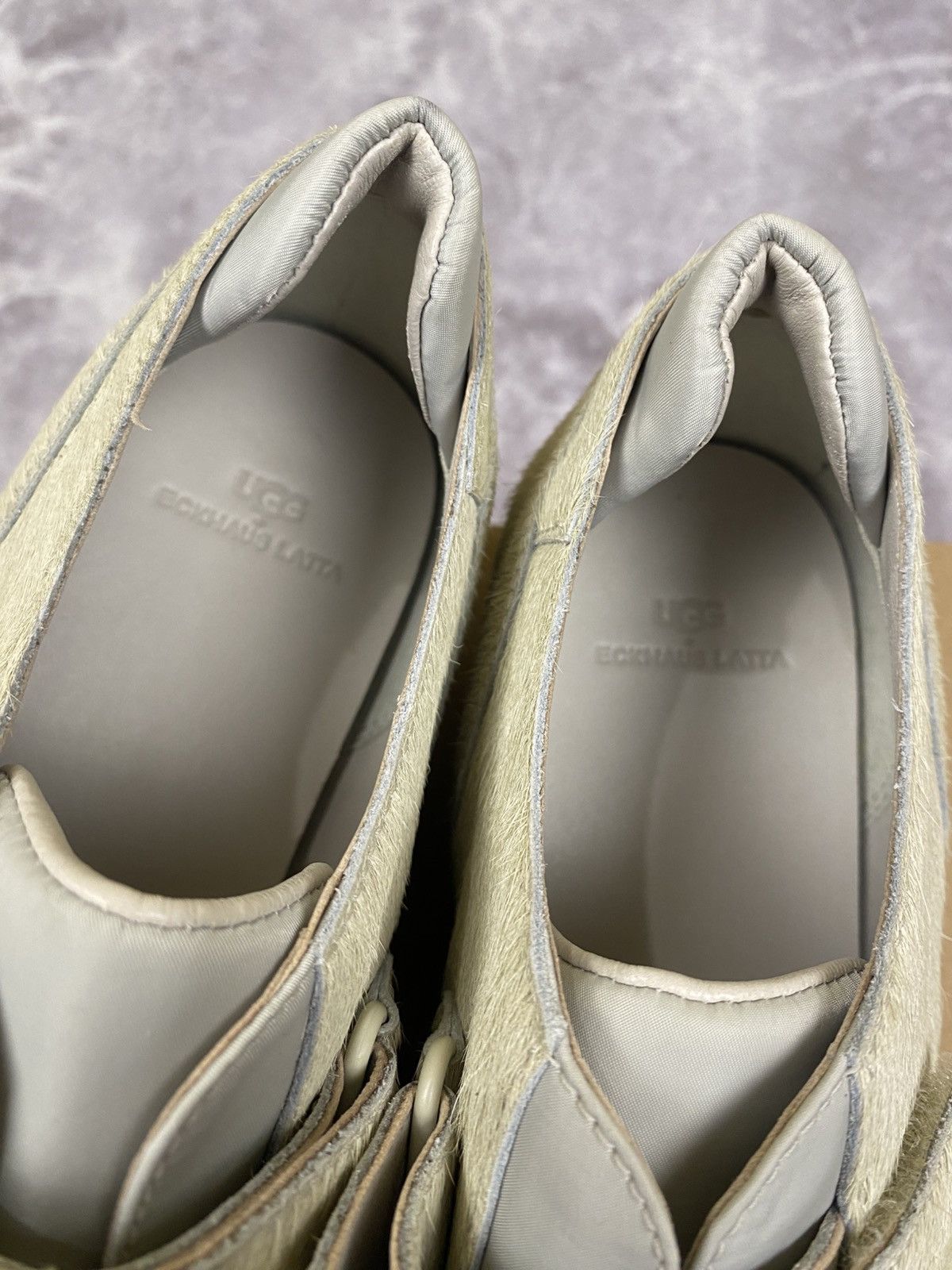 Eckhaus Latta Ugg X Eghaus Latta Square Toe Leather Low Top Sneakers 38 Size US 8 / IT 38 - 5 Thumbnail