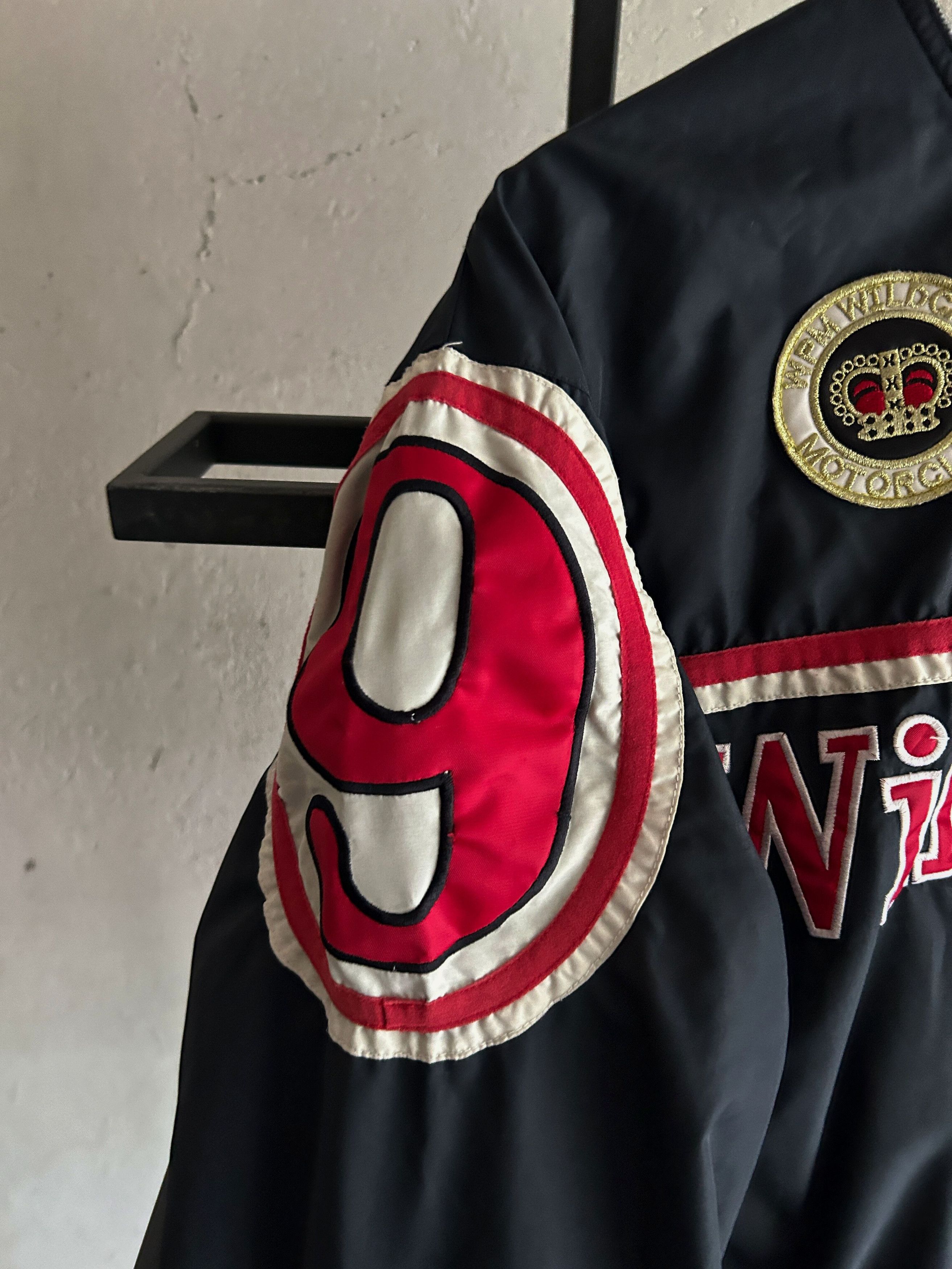 Vintage Wild Cats Racing Bomber Jacket Y2K Motorsport Style Size US M / EU 48-50 / 2 - 6 Thumbnail