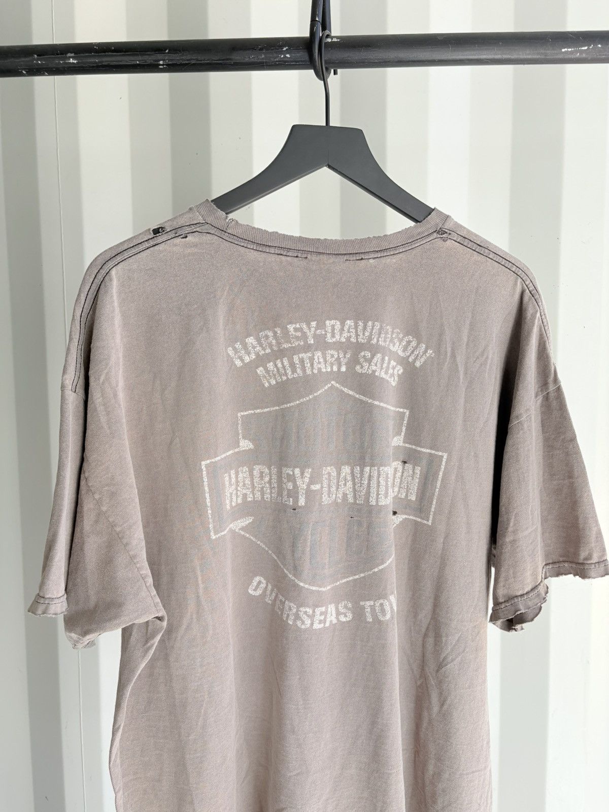 Vintage Vintage Harley Shirt Faded Thrashed Distressed Band Grunge Size US XL / EU 56 / 4 - 7 Thumbnail