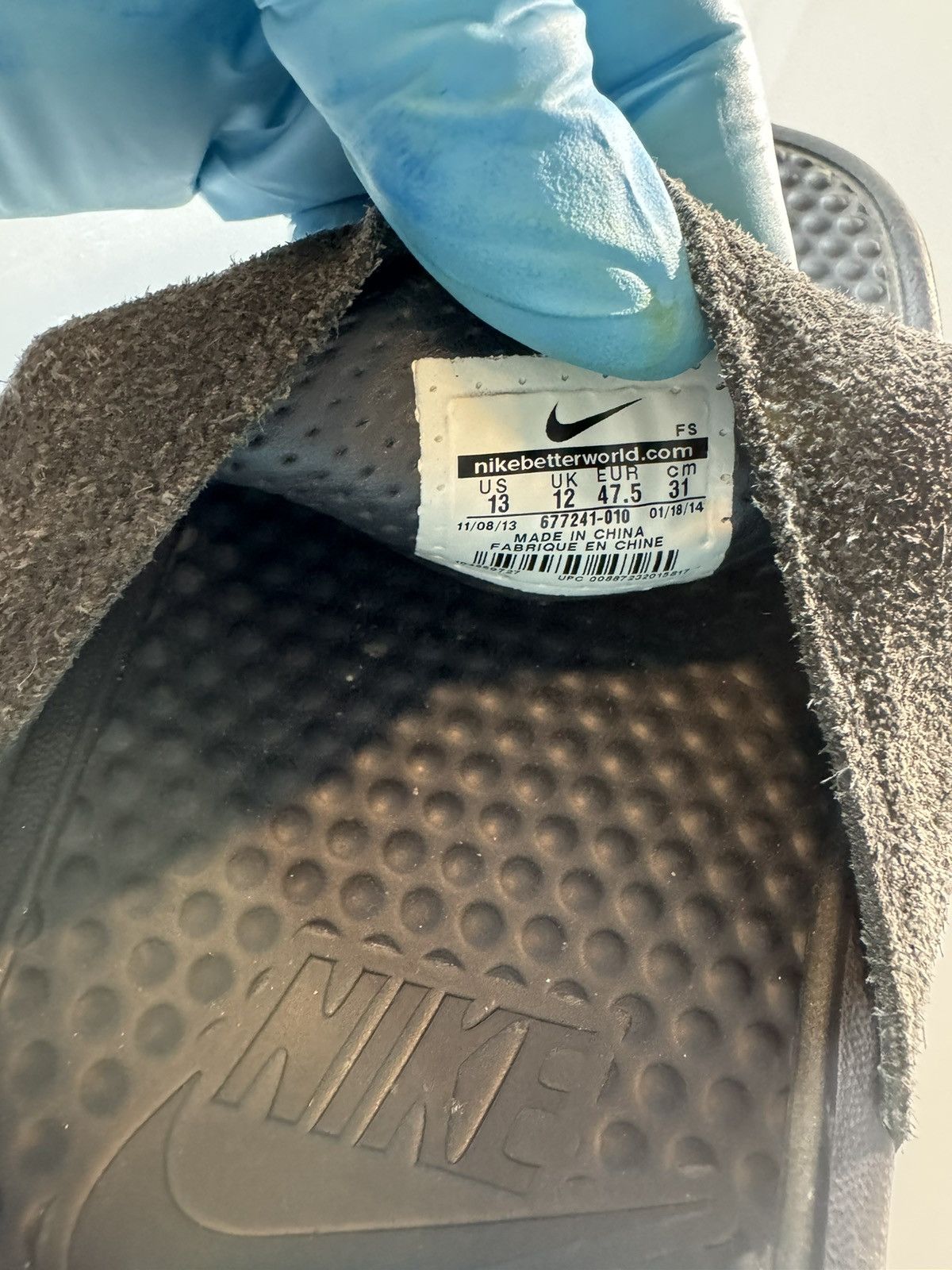 Fragment Design ⚡️⚡️FRAGMENT X NIKE ⚡️⚡️ Benassi (13) Size US 13 / EU 46 - 5 Thumbnail