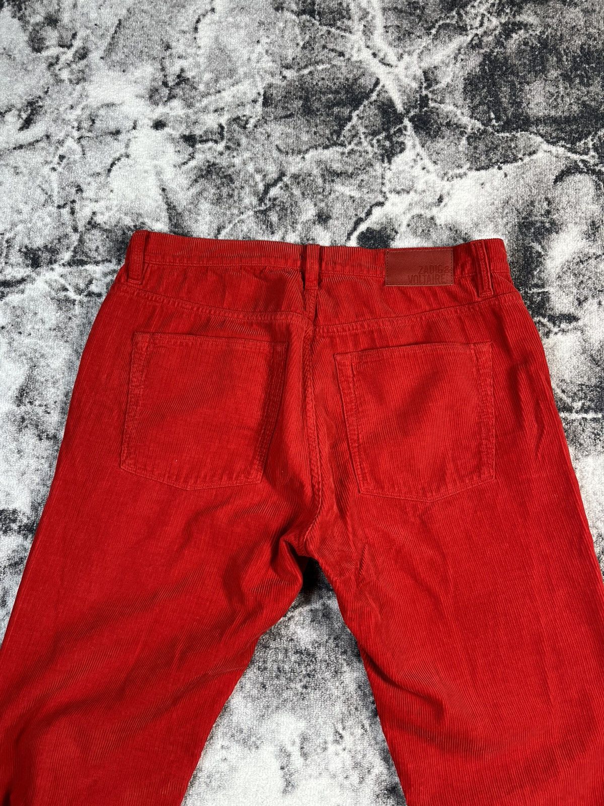Zadig & Voltaire Zadig & Voltaire Red Corduroy Pants Size 33 Size US 33 - 14 Thumbnail