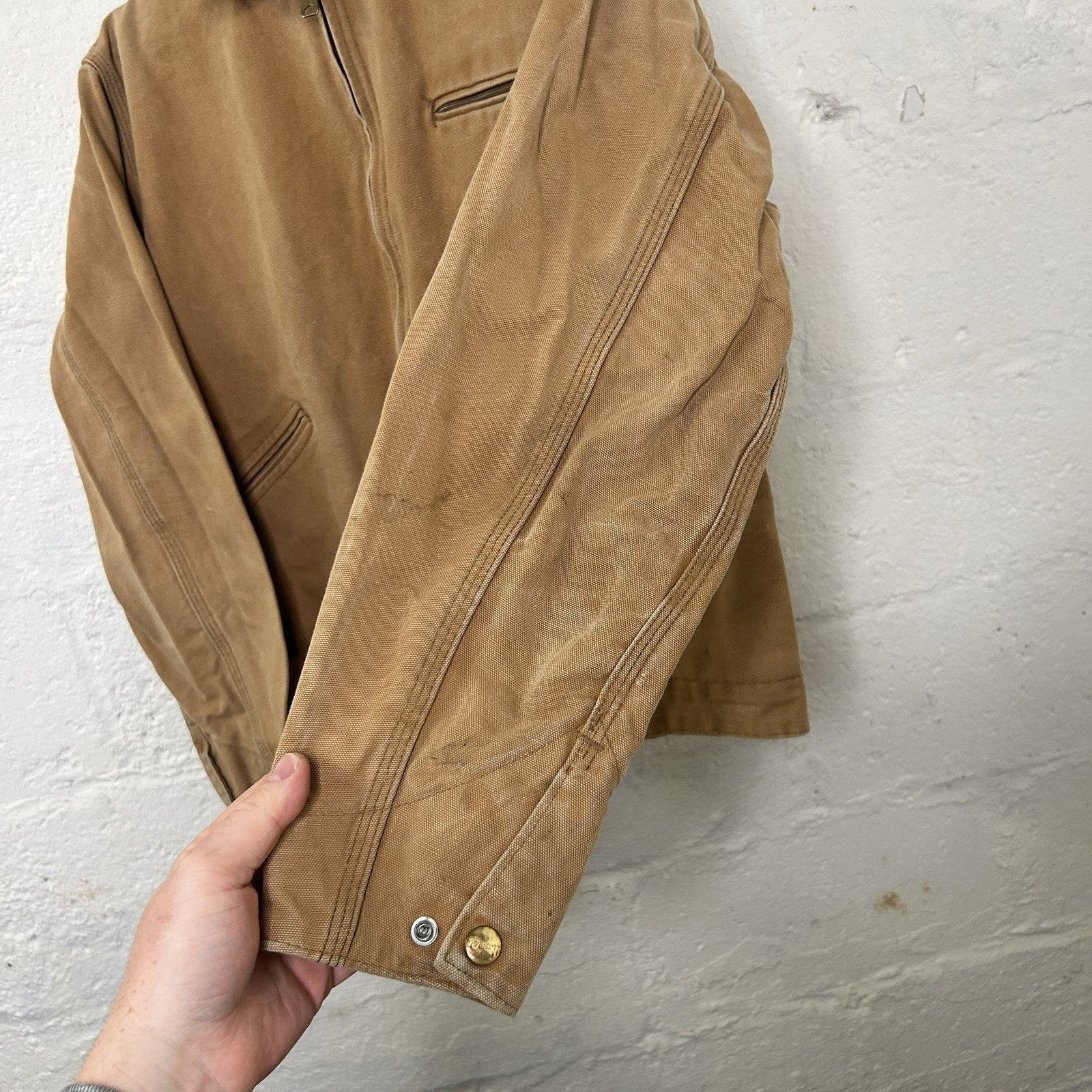 Carhartt Vintage Carhartt Unlined Detroit Jacket “Brown” JU1216 J97 Size US M / EU 48-50 / 2 - 7 Thumbnail