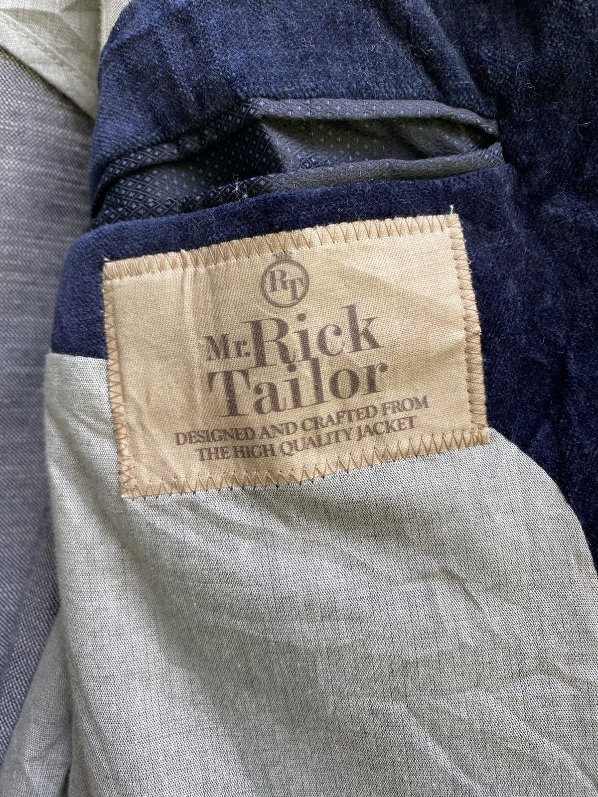 Other Mr Rick Tailor Blue Velvet Luxury Style Jacket Size US M / EU 48-50 / 2 - 7 Thumbnail