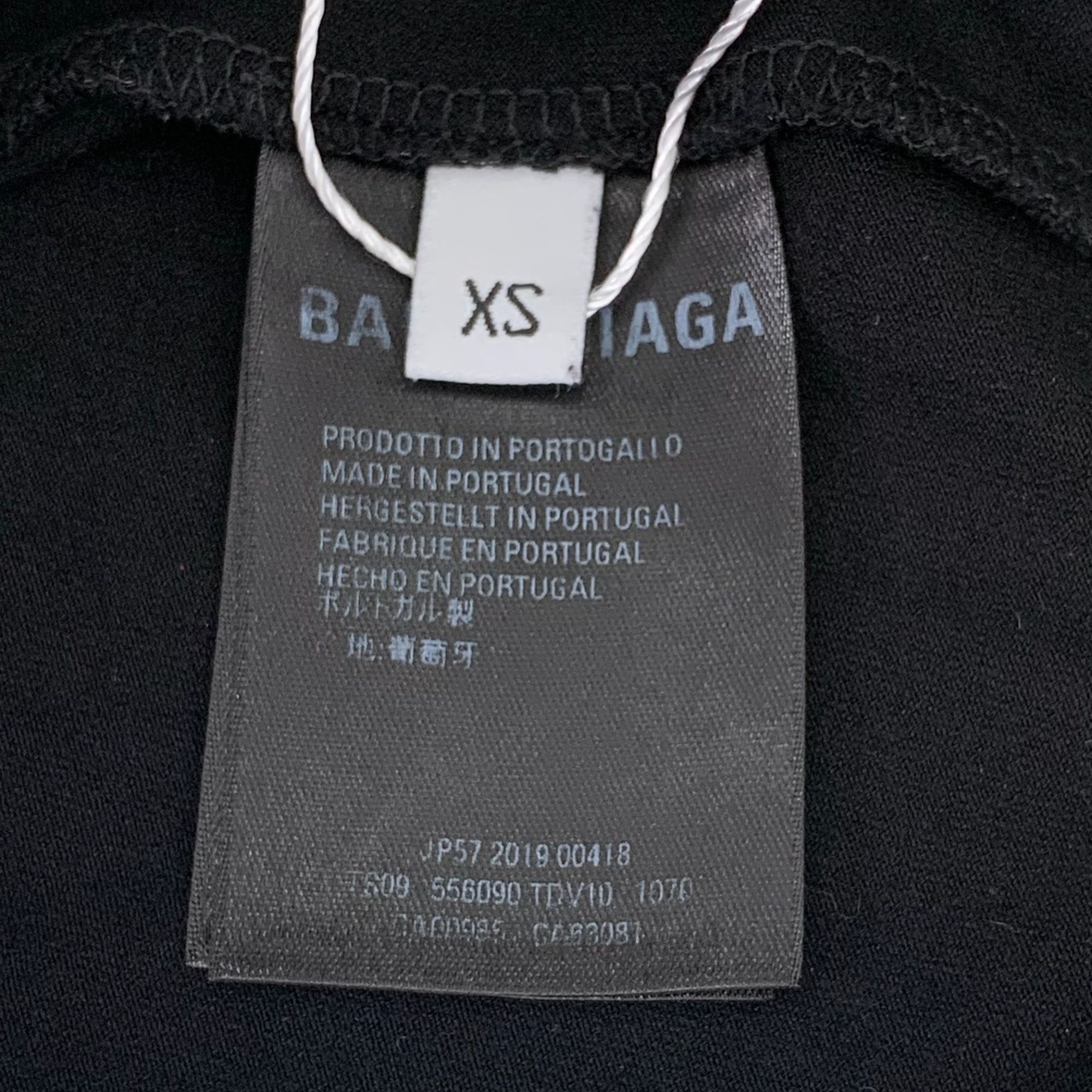 Balenciaga Balenciaga Black All-Over Logo Long-Sleeve Shirt XS Size XS / US 0-2 / IT 36-38 - 6 Thumbnail