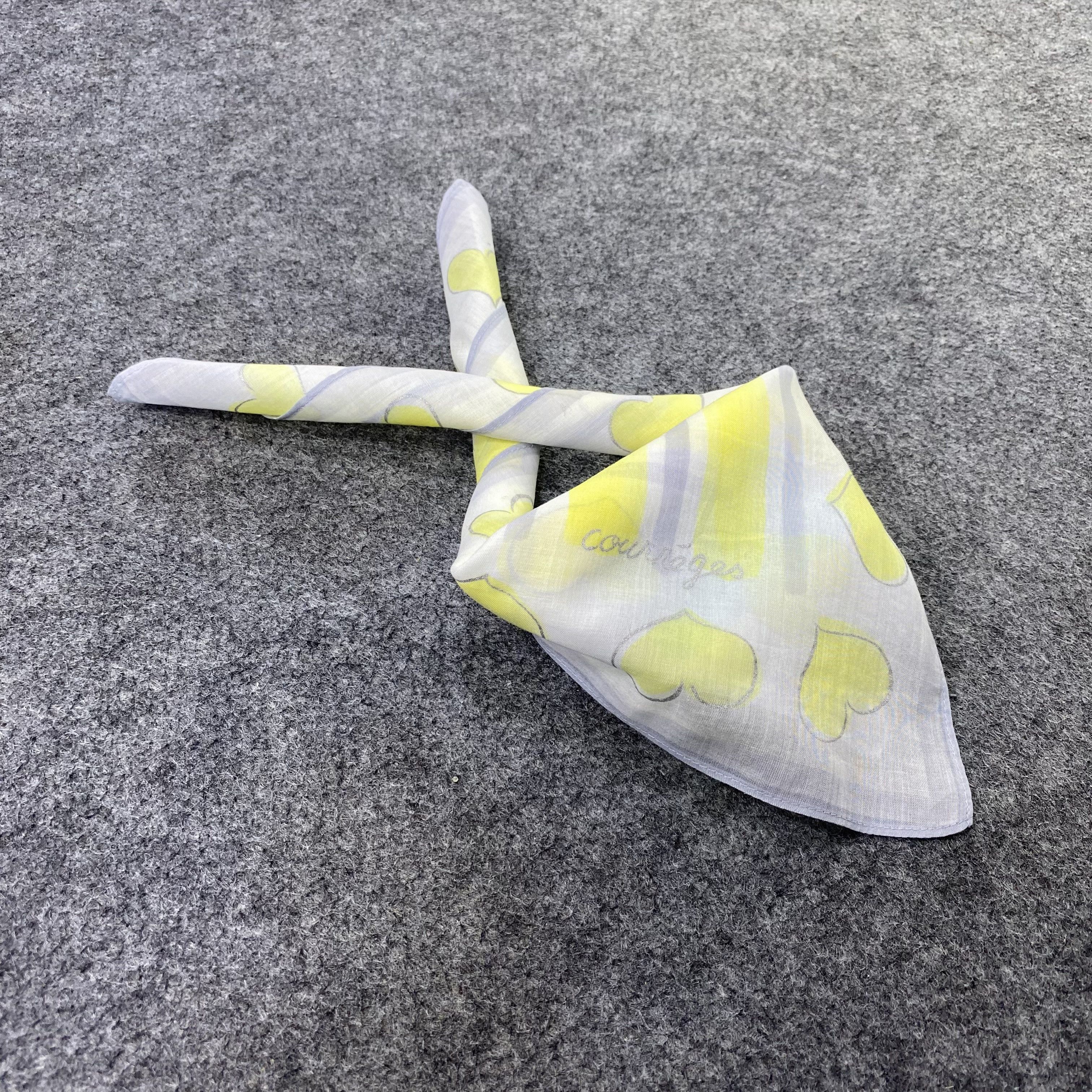 Courreges Courreges Handkerchief / Bandana / Neckerchief-B2174 Size ONE SIZE - 1 Thumbnail