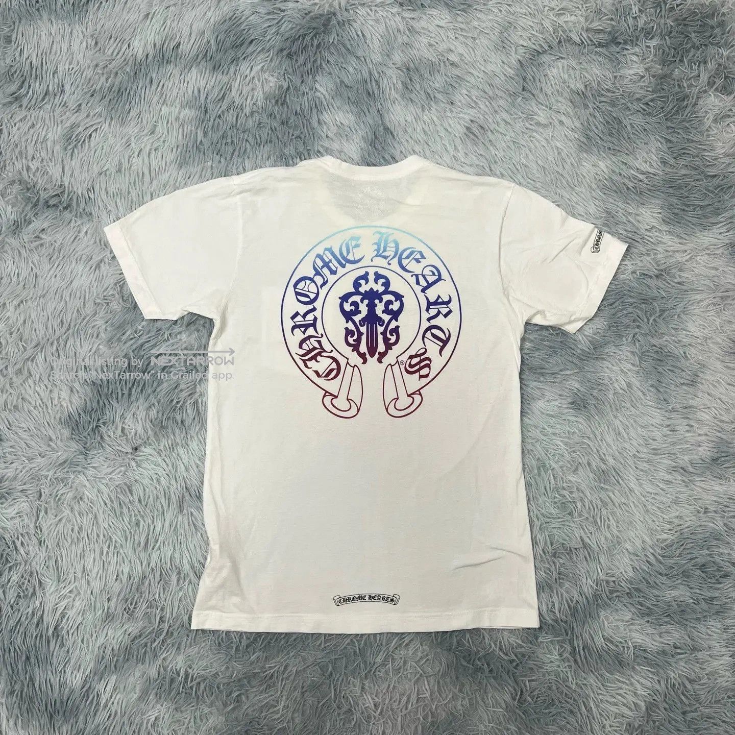 Chrome Hearts Gradient Cross White Ss Tee M, Men's — image 2 of 6