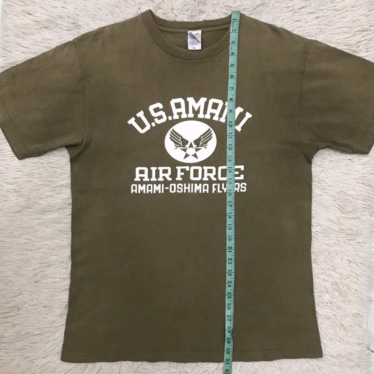 Vintage VINTAGE U.S. AMAMI AIRFORCE MILITARY TSHIRT Size US L / EU 52-54 / 3 - 14 Thumbnail