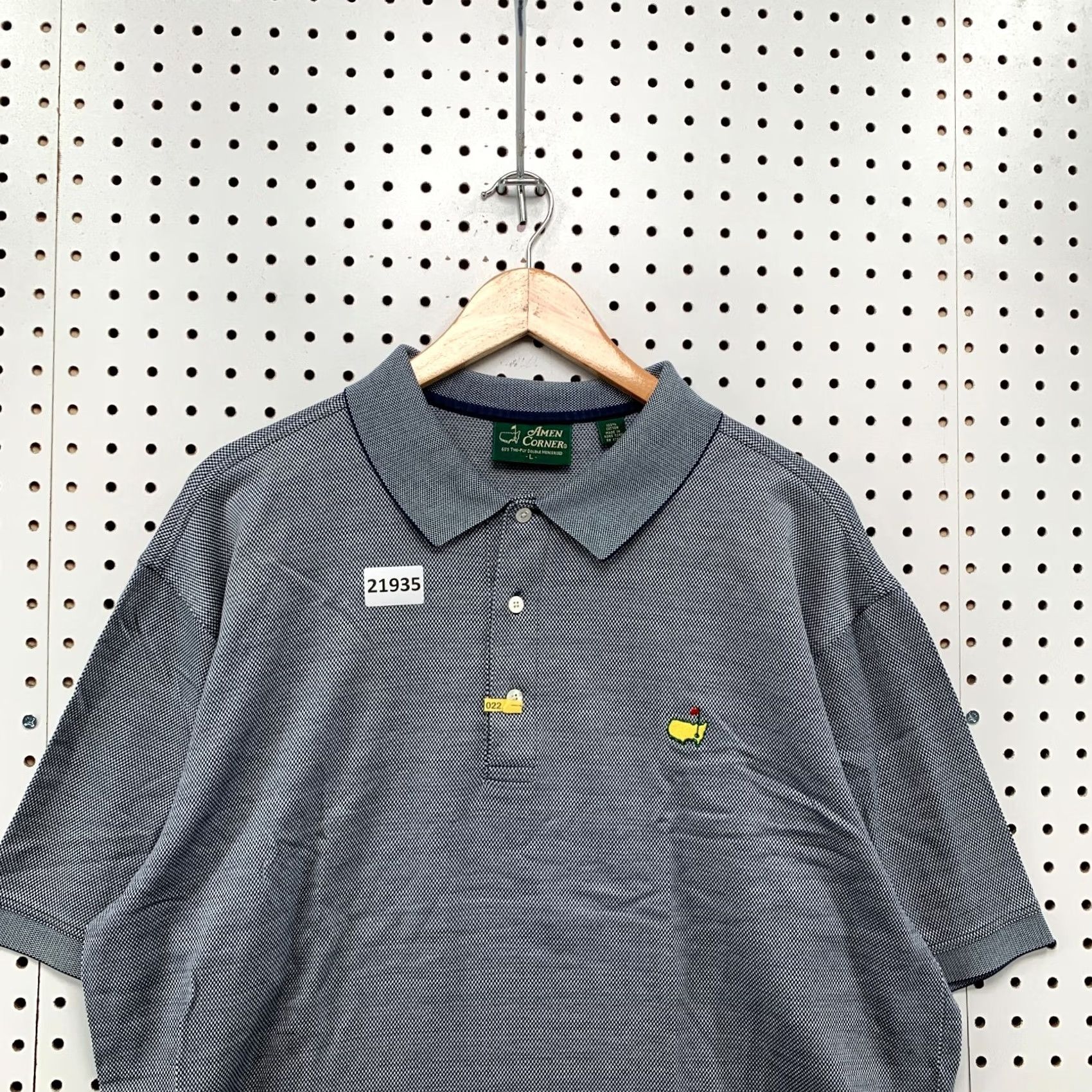 Vintage Amen Corner Masters Augusta Polo Shirt Gray Adult L Size US L / EU 52-54 / 3 - 6 Thumbnail