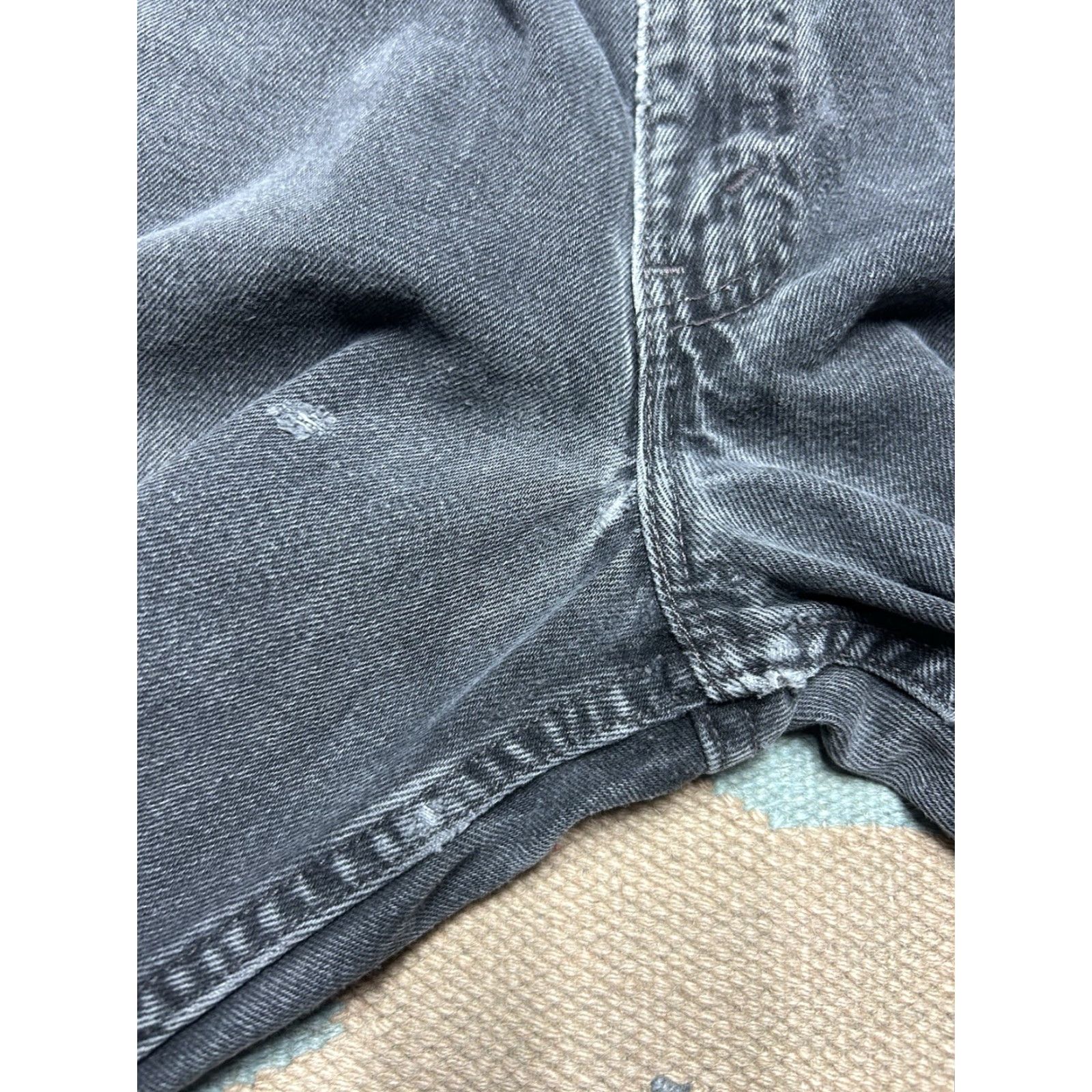Levi's VINTAGE Levi’s 550 Jeans Men Regular 30x31 Black Distressed USA 90s Skater Relaxed Tapered Size US 30 / EU 46 - 7 Thumbnail