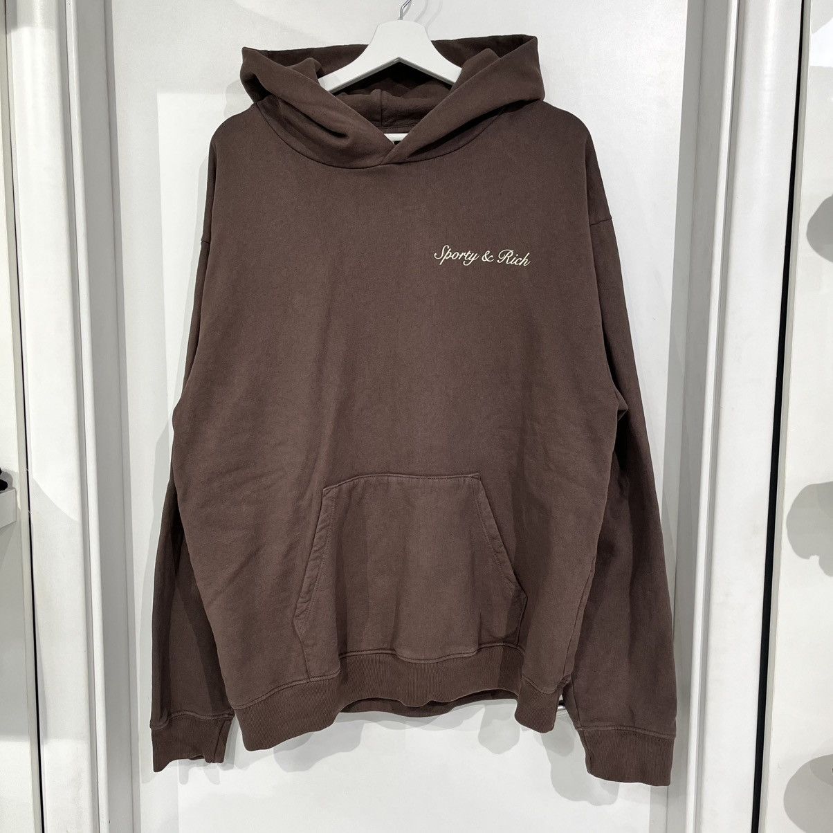 Sporty & Rich Hoodie Brown