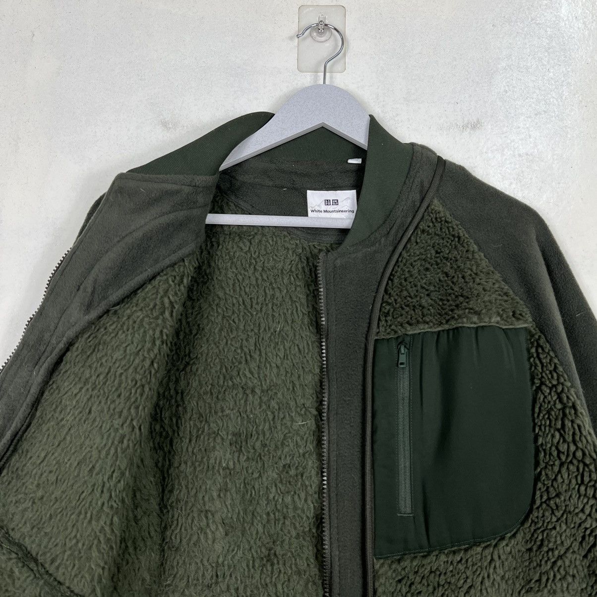 White Mountaineering 🔥 WHITE MOUNTAINEERING FLEECE BOMBER JACKET Size US S / EU 44-46 / 1 - 10 Thumbnail