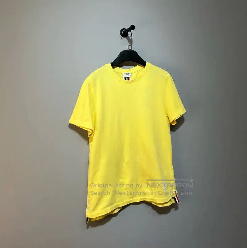 Thom Browne Thom Browne Yellow Cotton Women's T-shirt . Size S / US 4 / IT 40 - 3 Thumbnail