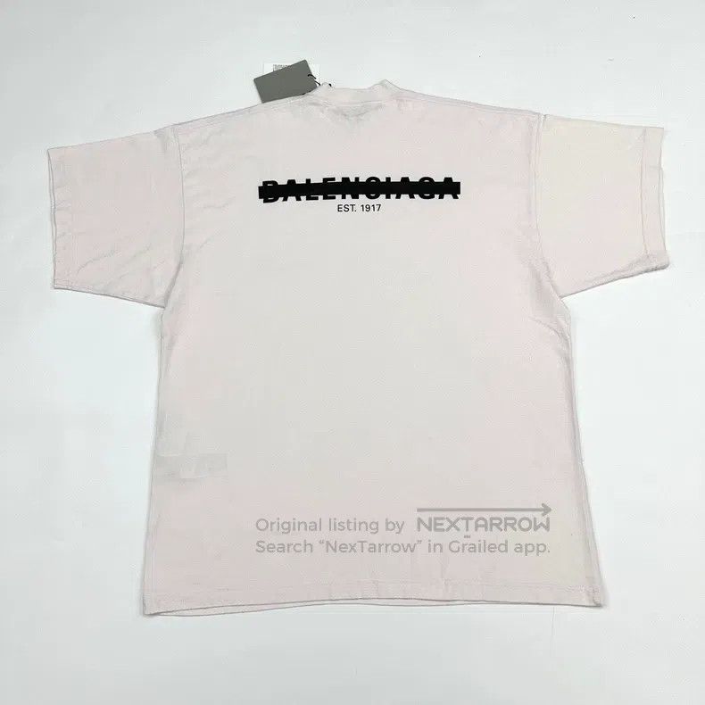 Balenciaga Balenciaga White cover letter short sleeve T-shirt Size US S / EU 44-46 / 1 - 2 Thumbnail
