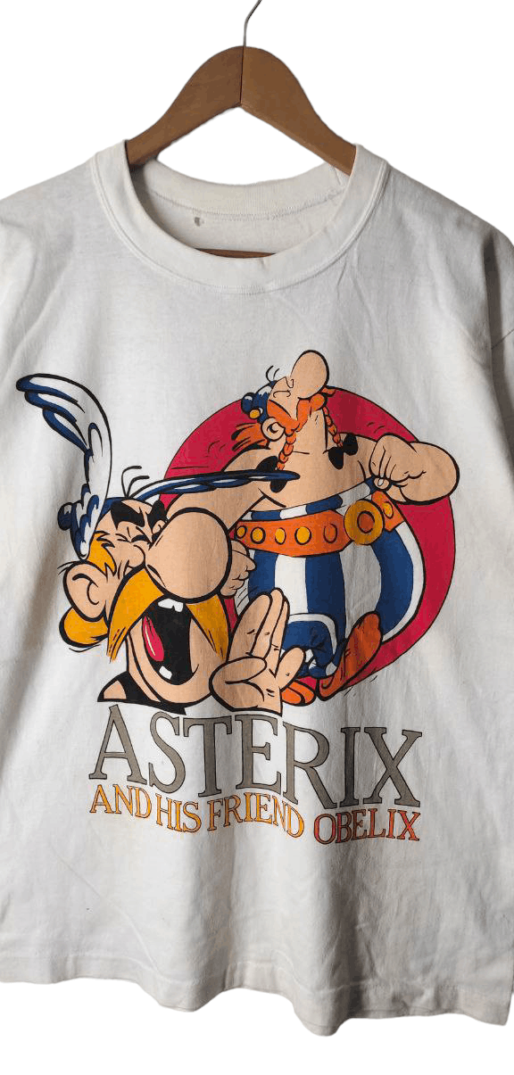 Vintage VINTAGE CARTOON 80S ASTERIX AND HIS FRIEND OBELIX TEE Size US M / EU 48-50 / 2 - 5 Thumbnail