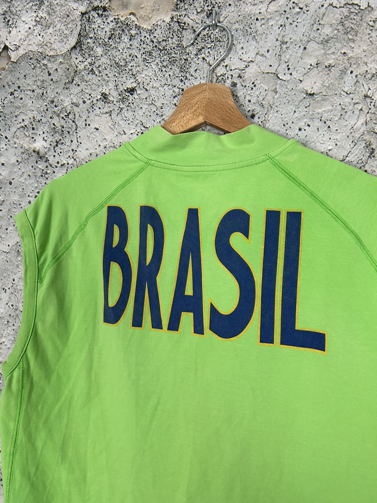 Kappa Vintage Kappa Brazil 90s Jersey Tank Top Sportswear Rare Size US M / EU 48-50 / 2 - 5 Thumbnail