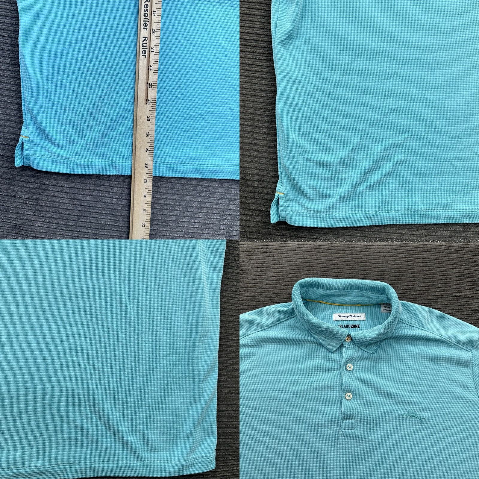Tommy Bahama Tommy Bahama Island Zone Polo Shirt Men XL Blue Golf Outdoors Shirt Size US XL / EU 56 / 4 - 8 Thumbnail