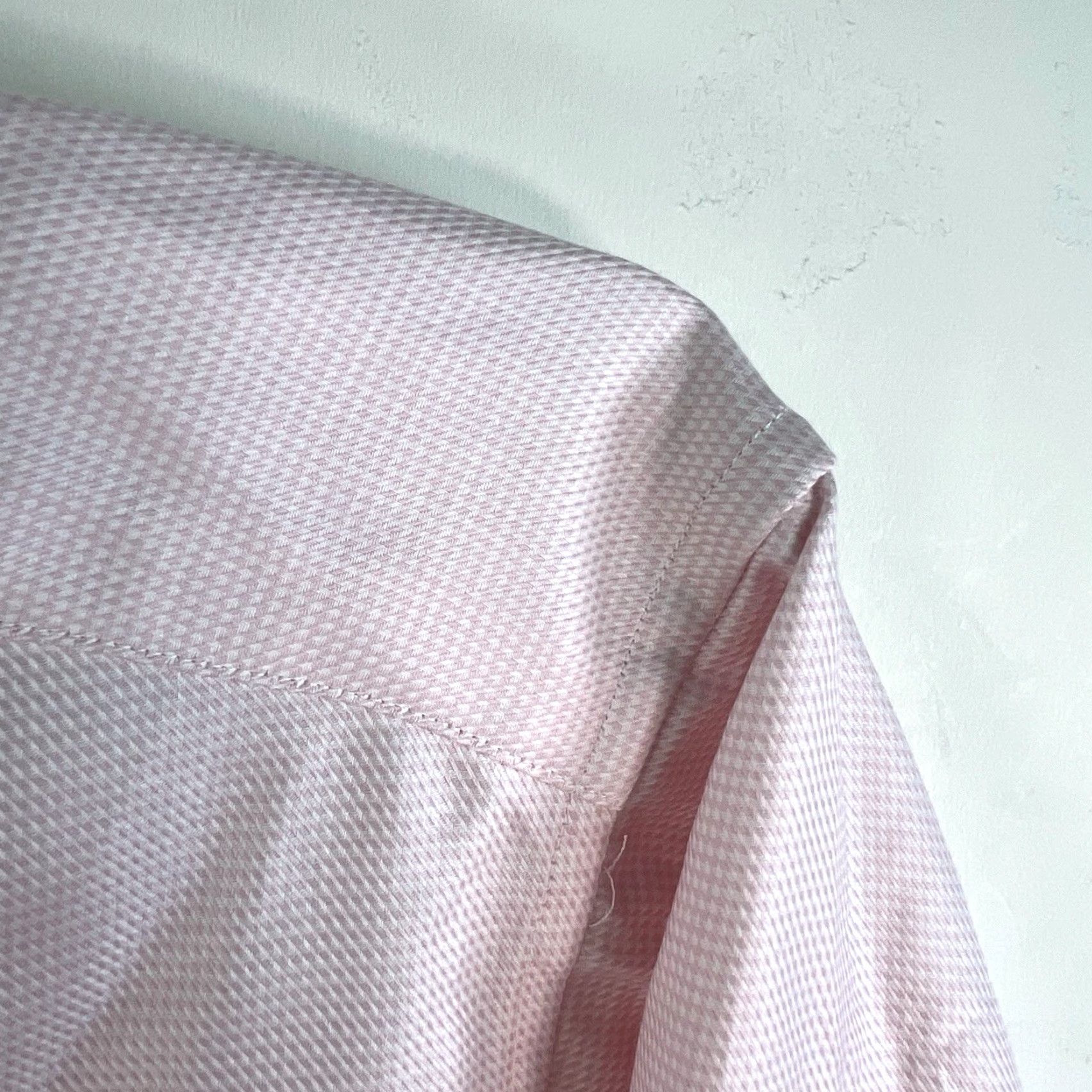 Vintage VINTAGE Stenstroms Cotton Houndstooth Shirt Mens 4XL Button-Up Casual Long Sleeve Pink Size US XXL / EU 58 / 5 - 2 Thumbnail