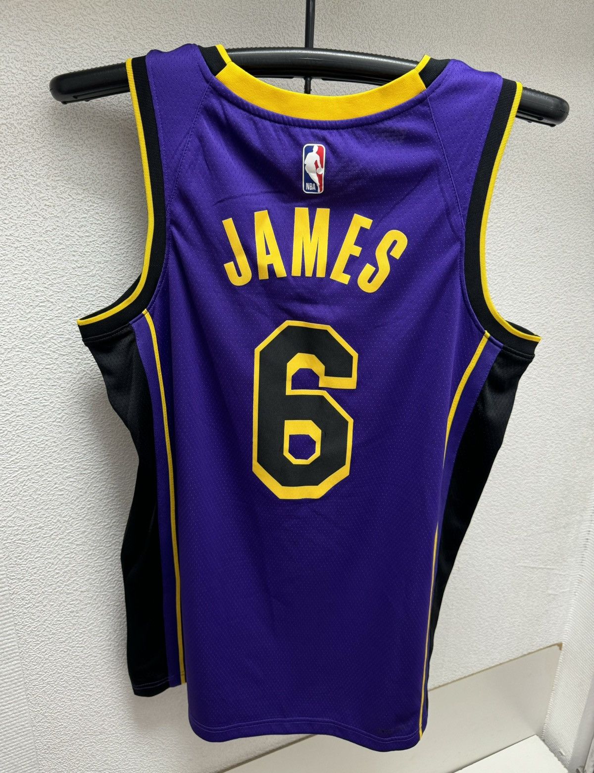 Lebron James 6 Lakers Jordan authentic jersey M leavealegacy