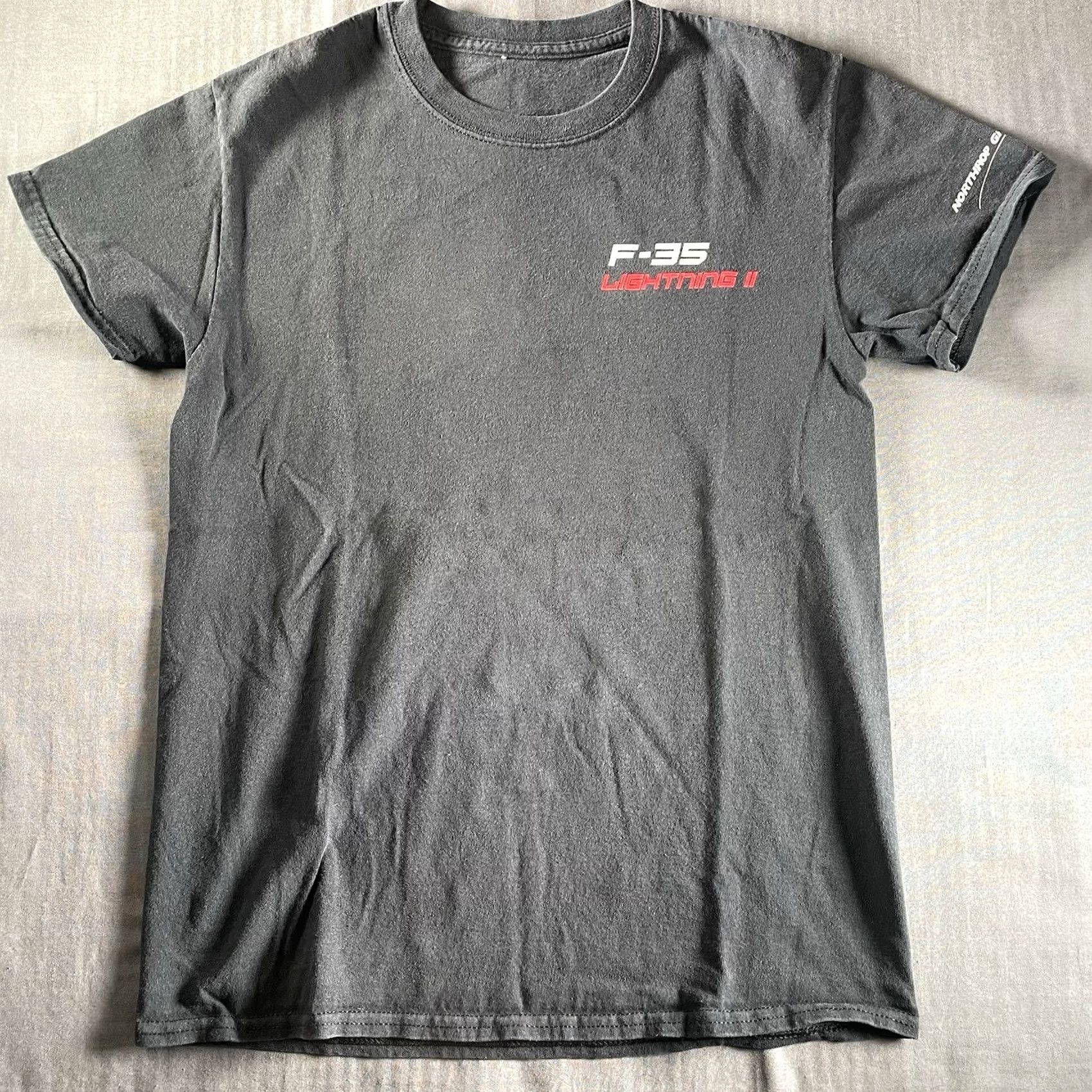 Vintage Northrop Grumman Shirt Men’s Small F-35 Lightning 2 International Fighter Jet Black Space Planes Men S Size US S / EU 44-46 / 1 - 3 Thumbnail