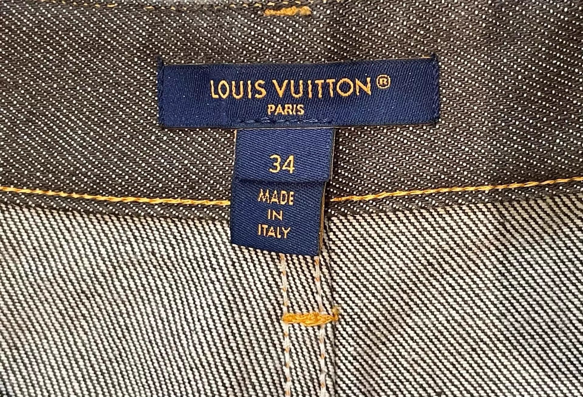 Louis Vuitton LV 26 New Brown Denim Naomi Osaka x 34 Jeans Size 25" / US 0 / IT 36 - 5 Thumbnail
