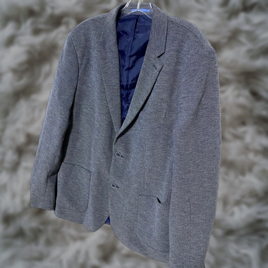 C&A C&A 2 Button Sport Coat Mens 44R Gray Polyester 2 Button Jacket Single-Breasted Notch Lapel Business Formal Vintage Ivy League Mens Size US S / EU 44-46 / 1 - 1 Thumbnail