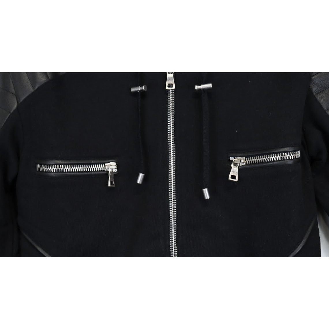 Balmain o1rshd1 Men's Hoodie Sweater in Black Size US S / EU 44-46 / 1 - 5 Thumbnail