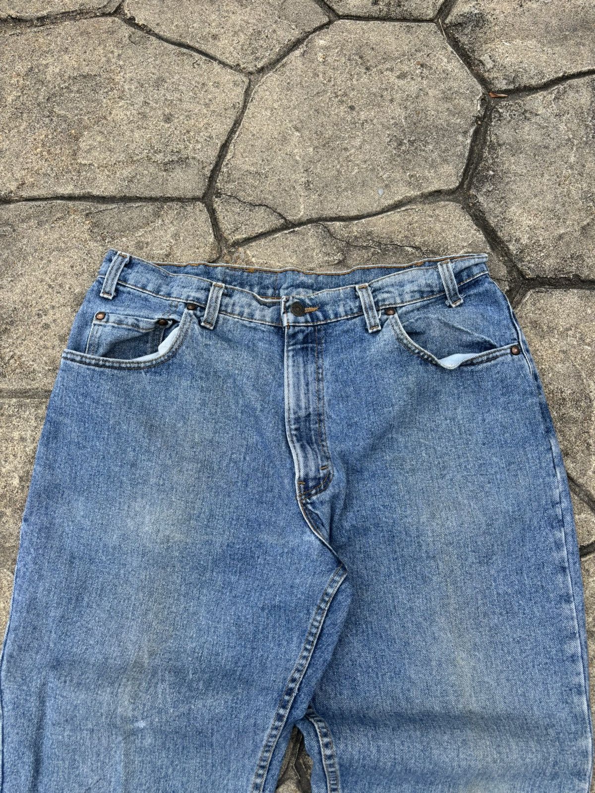 Levi's × Vintage Vintage 90s Levi Made in USA Blue Jeans Size US 40 / EU 56 - 3 Thumbnail