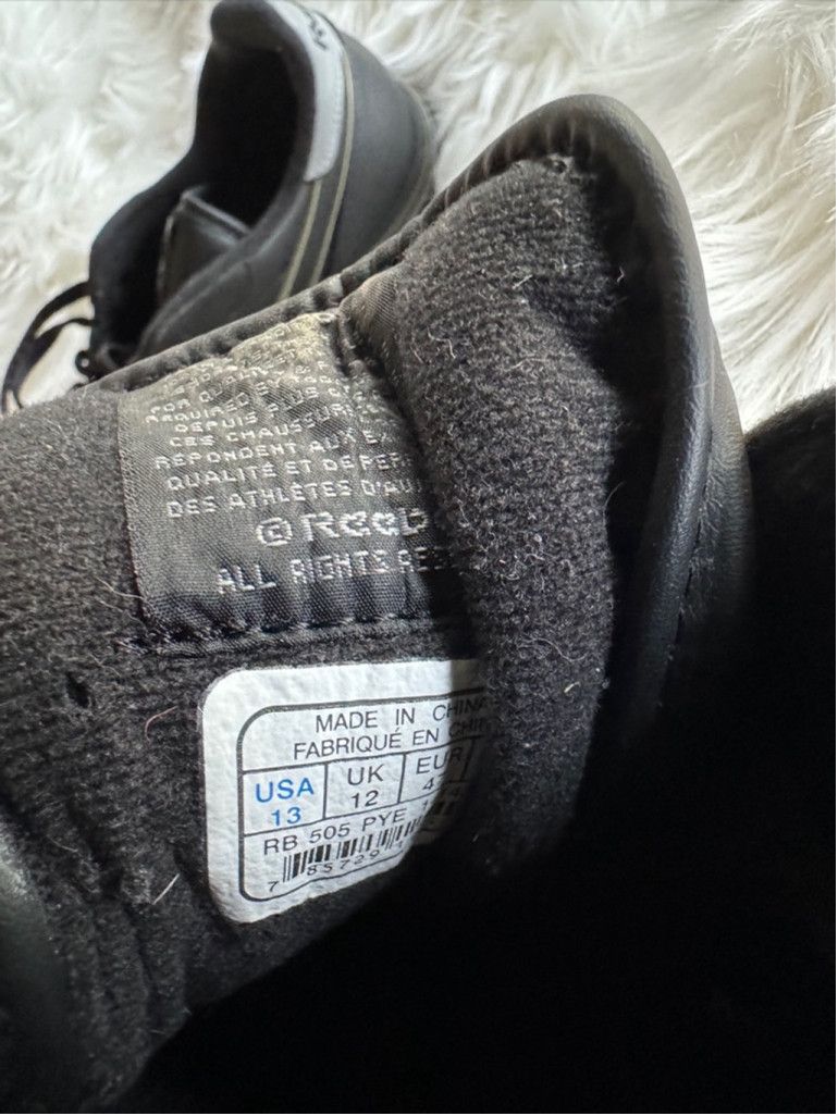 Reebok Reebok | Classic Leather Black/Grey Athletic Shoes | Size 13 Size US 13 / EU 46 - 13 Thumbnail