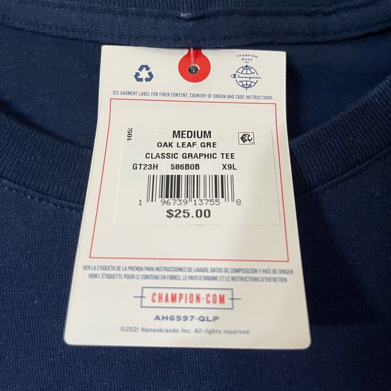 Champion RARE Champion Men's T-Shirt, Size Medium, NWT - Christmas Size US M / EU 48-50 / 2 - 4 Thumbnail