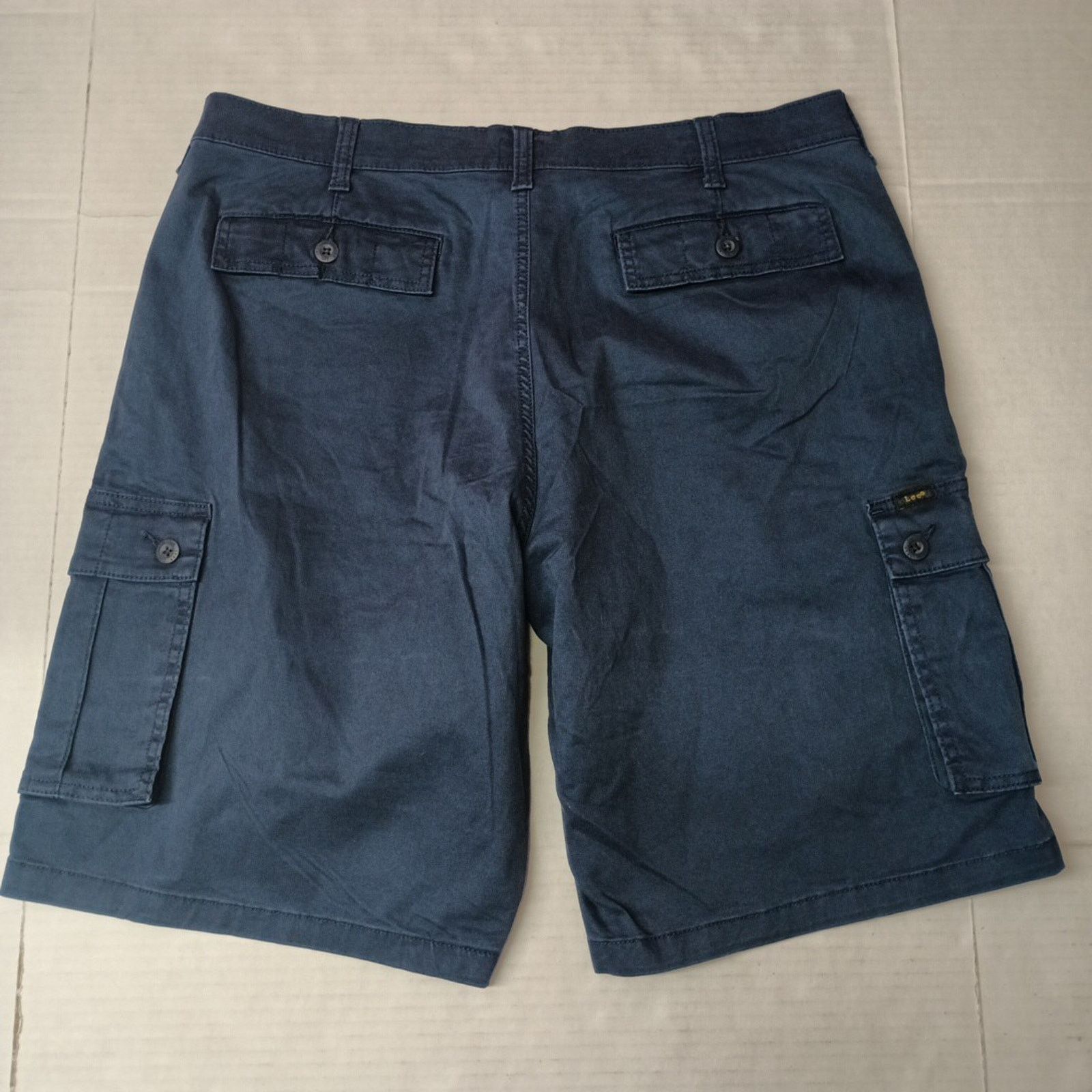 Lee Lee Cargo Shorts Men's Size 38 Blue 11" Inseam Relaxed Fit Size US 38 / EU 54 - 5 Thumbnail