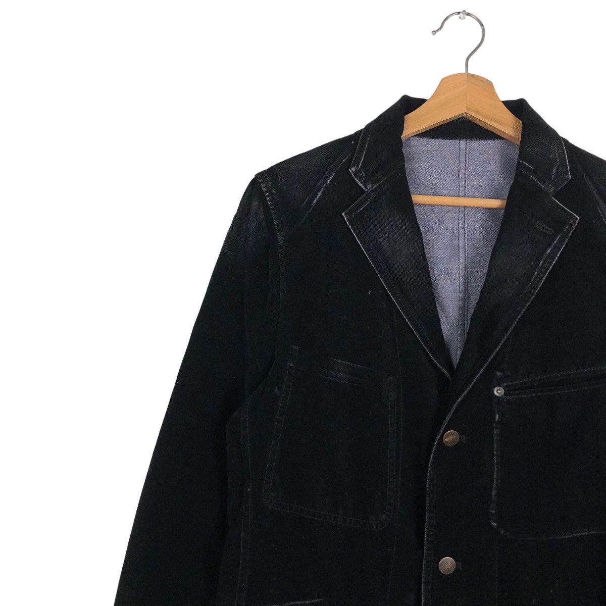 Issey Miyake 🔥Vintage Chore Work Jacket Tete Homme Issey Miyake Japan Size US L / EU 52-54 / 3 - 7 Thumbnail