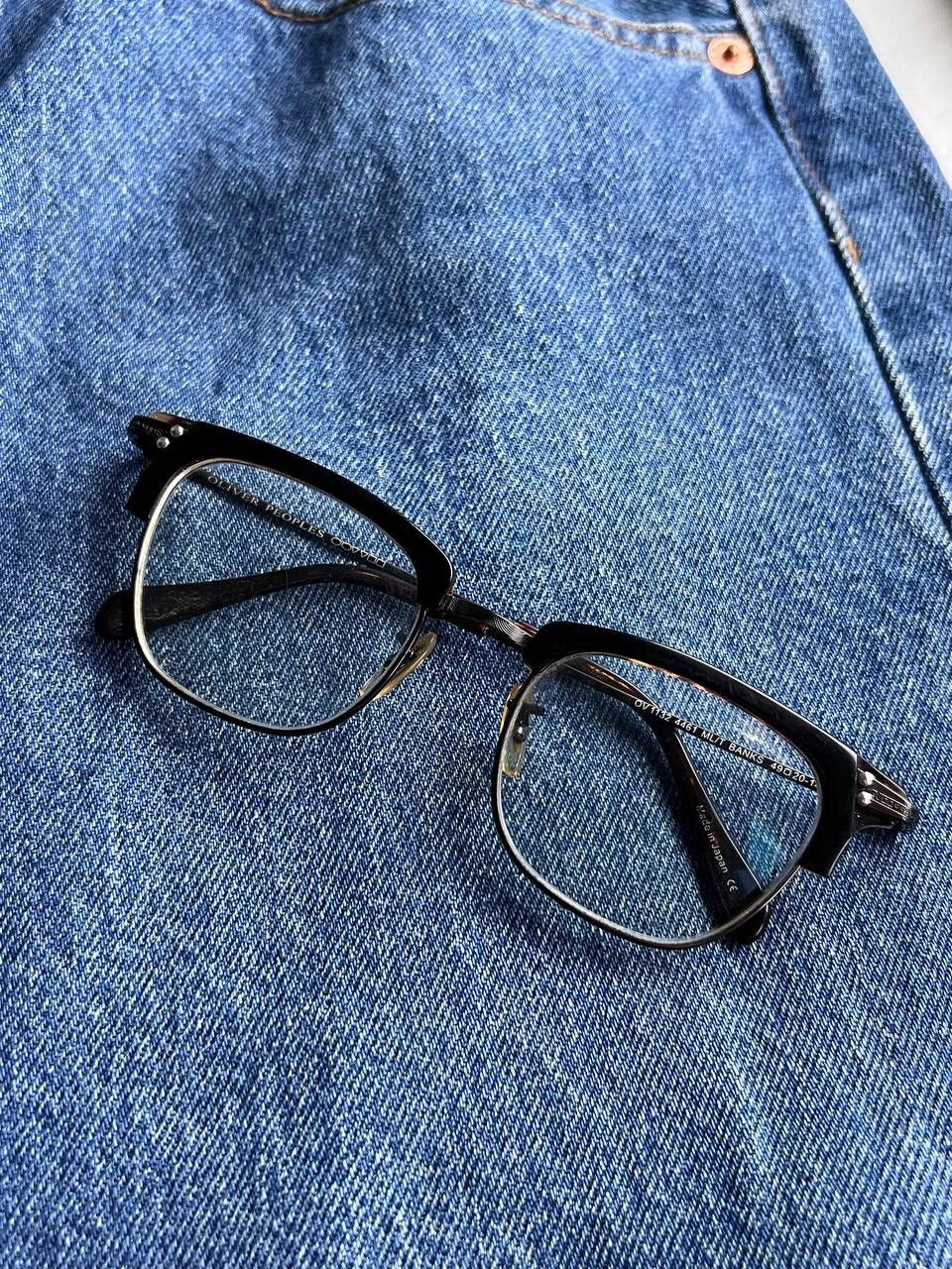 Vintage Oliver Peoples Eyeglasses Frame Eyewear OV1132 BANKS