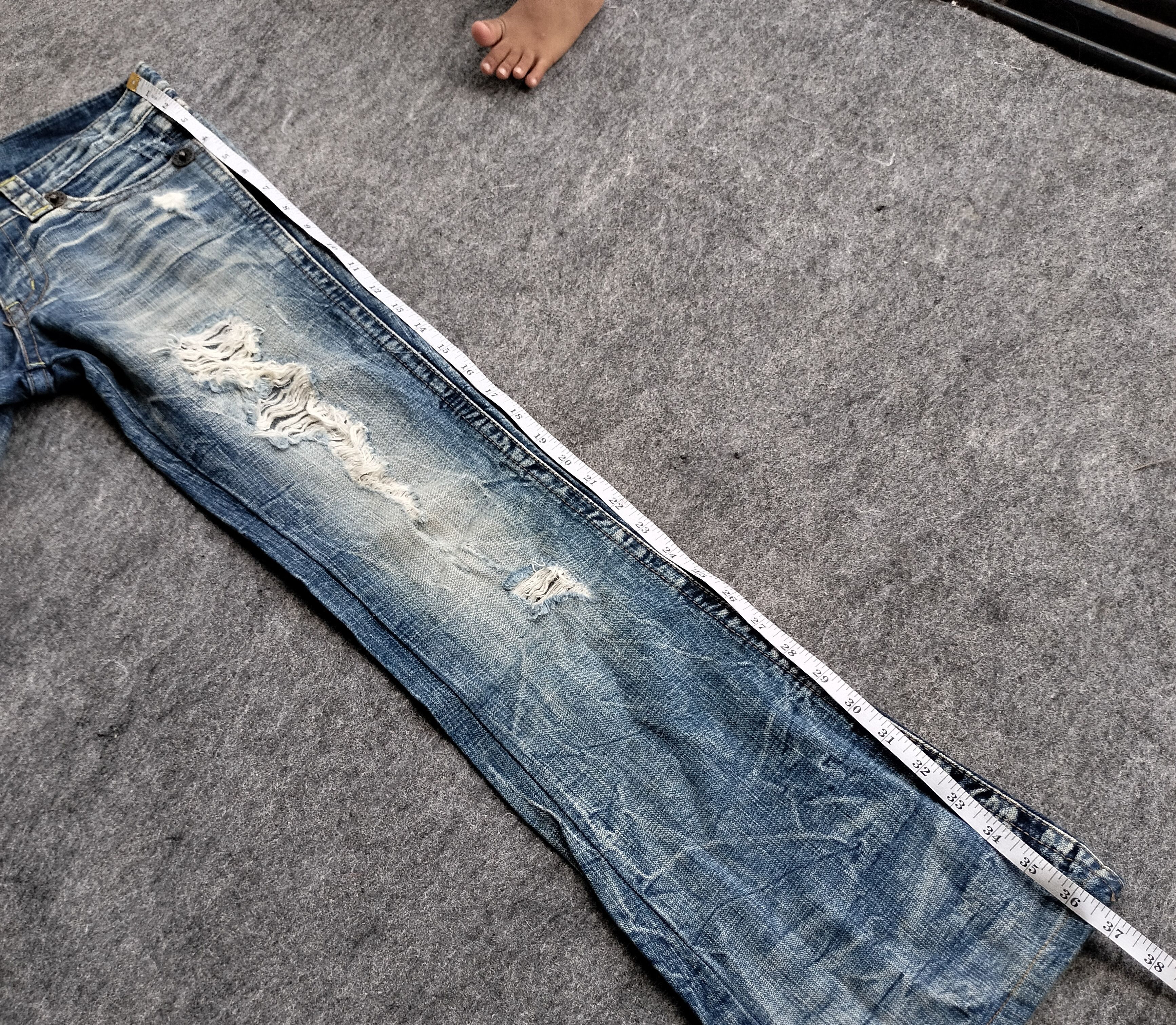 Tornado Mart Cook washed clawmarks flare jeans Size US 30 / EU 46 - 14 Thumbnail