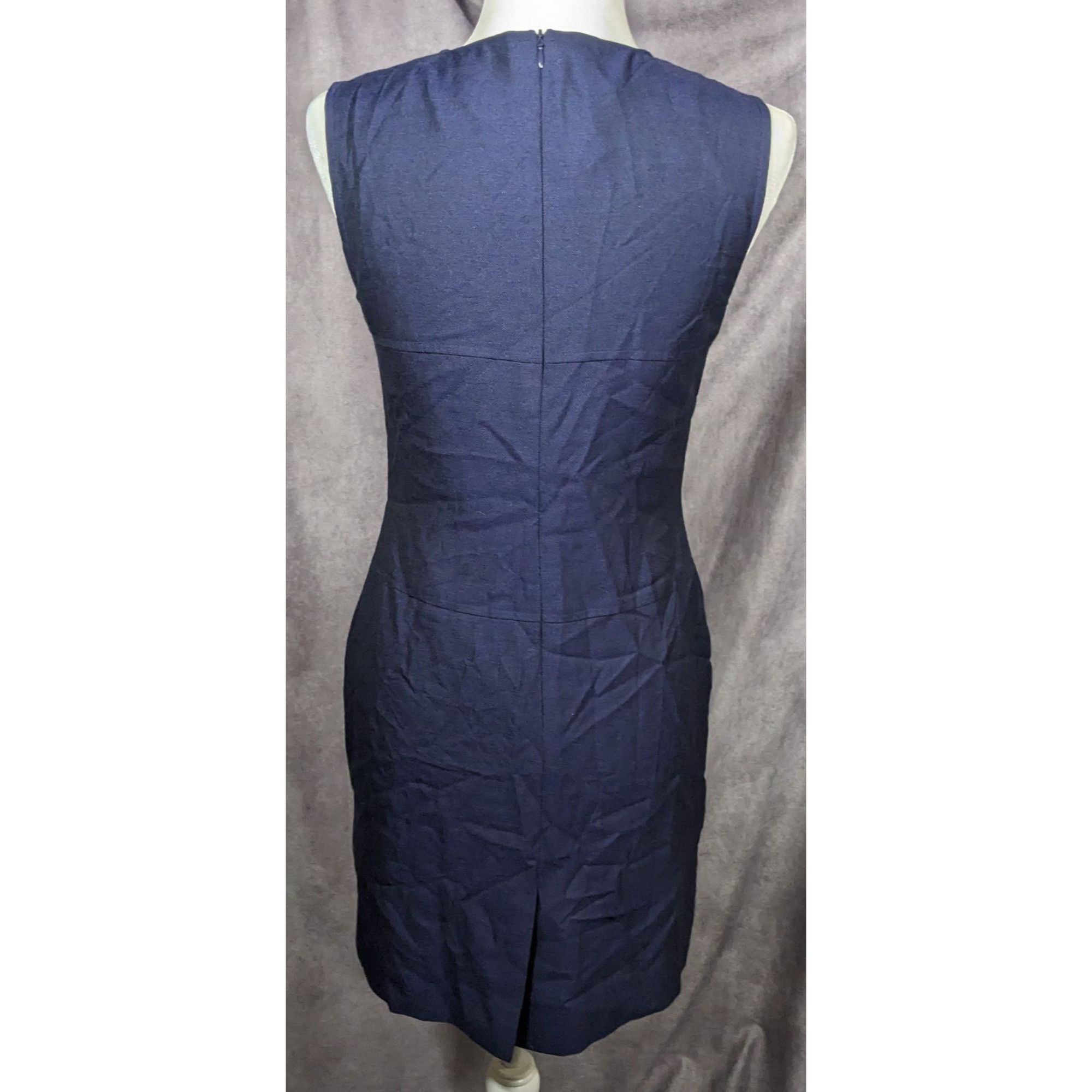 Kasper Vintage Kasper A.S.L. Petite Navy Dress Suit (Dress And Coat Size S / US 4 / IT 40 - 7 Thumbnail