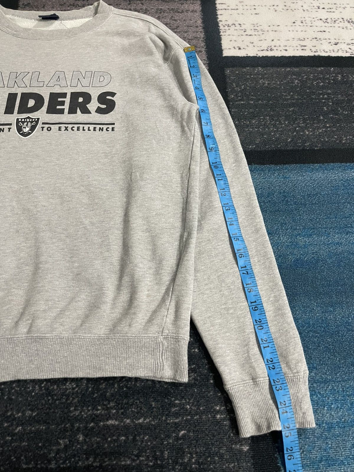NFL × Vintage Vintage Oakland Raiders Nfl Sweatshirt Size US L / EU 52-54 / 3 - 11 Thumbnail