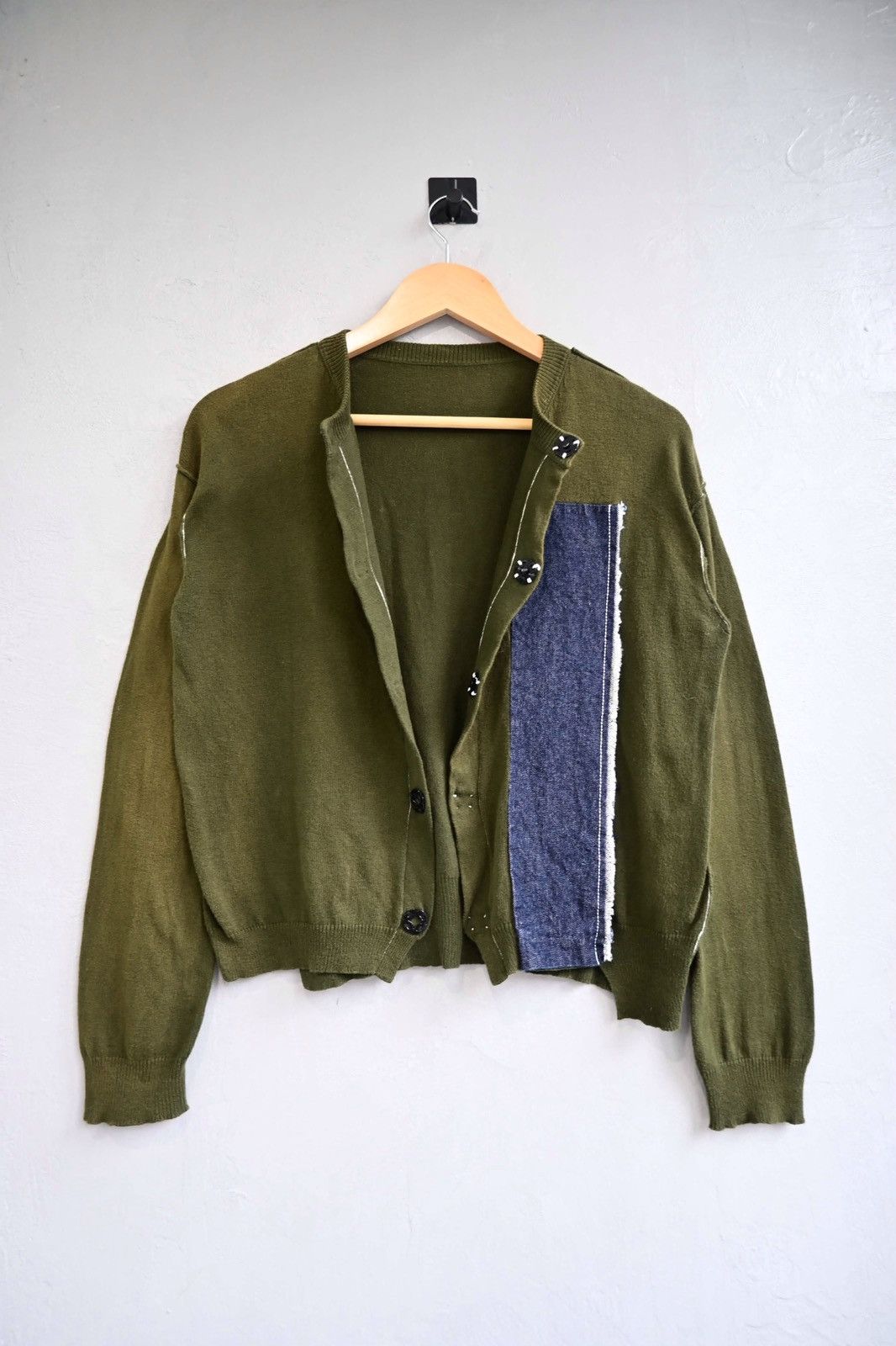 Y's Y’s Denim Patchwork Cardigan Size US S / EU 44-46 / 1 - 4 Thumbnail