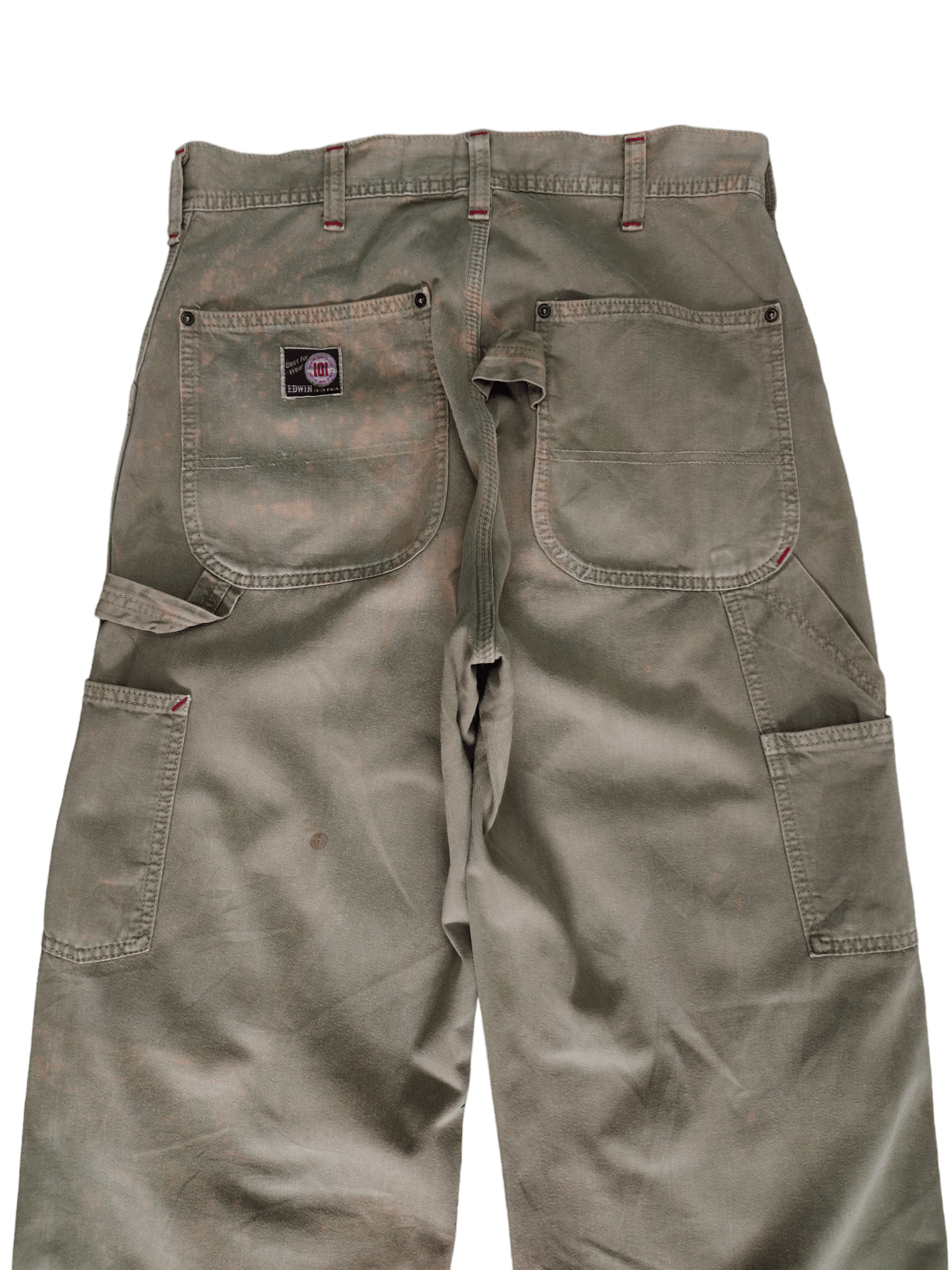 Comme des Garcons × Undercover Baggy Jean Edwin 101 Double Knee Carpenter Distress Wide Leg Size US 32 / EU 48 - 2 Thumbnail