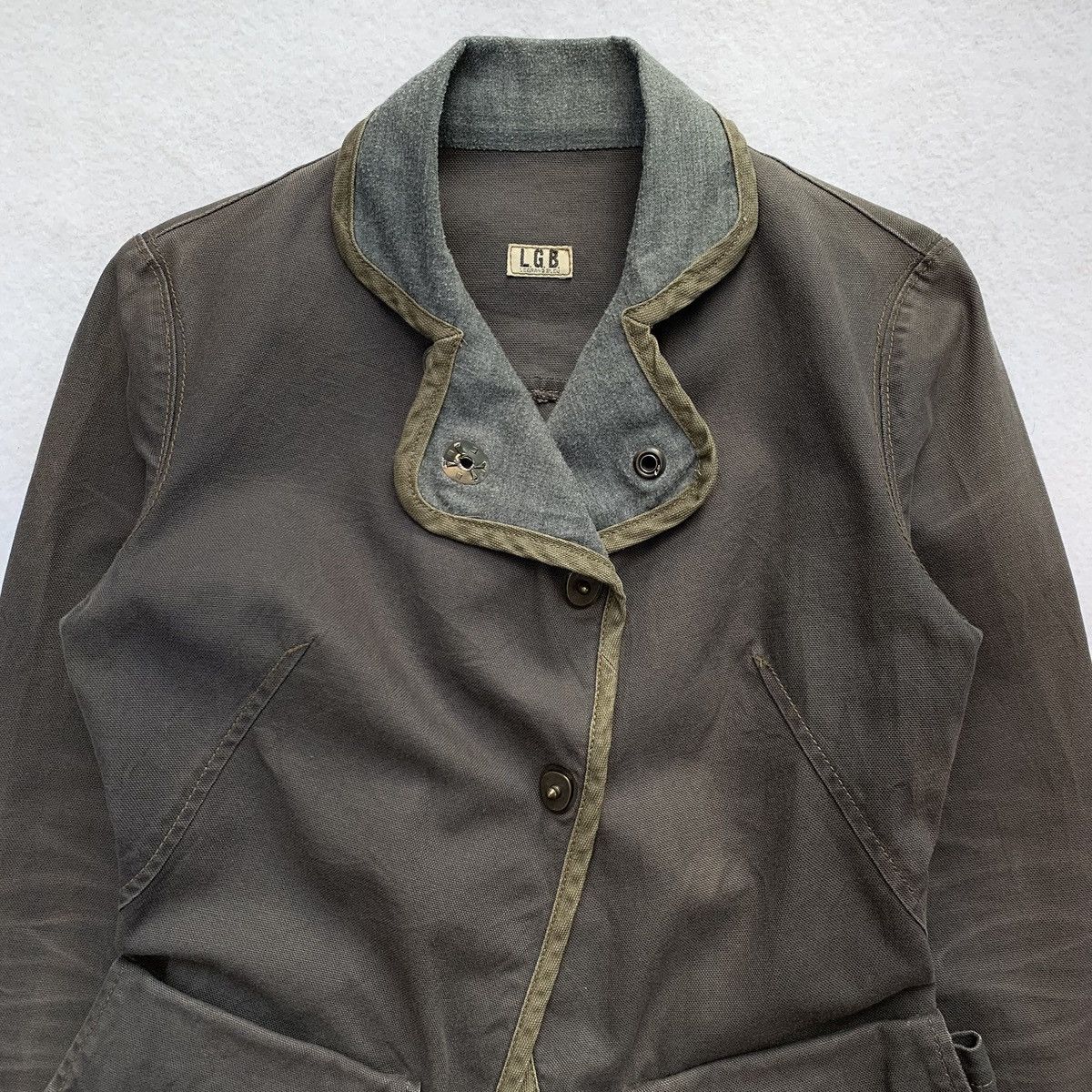Le Grande Bleu (L.G.B.) L.G.B (Le Grand Bleu) Gas Mask Cargo Parachute Jacket Size US XS / EU 42 / 0 - 3 Thumbnail